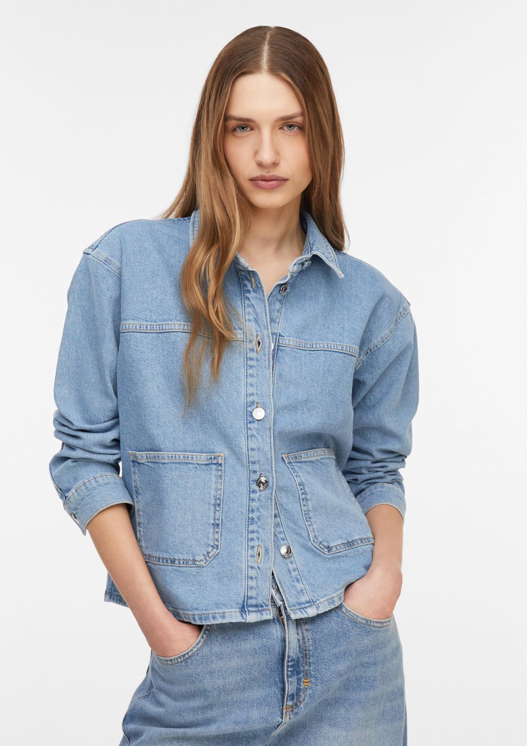 comma-2179771-jeansjacke-damen-curve-knopfleiste-gr-36 image 6