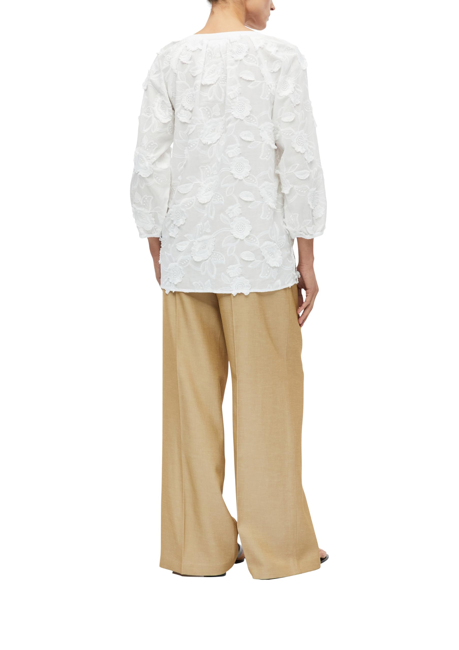 comma-tunika-bluse-baumwoll-voile-3-4-arm-gr-34 image 2