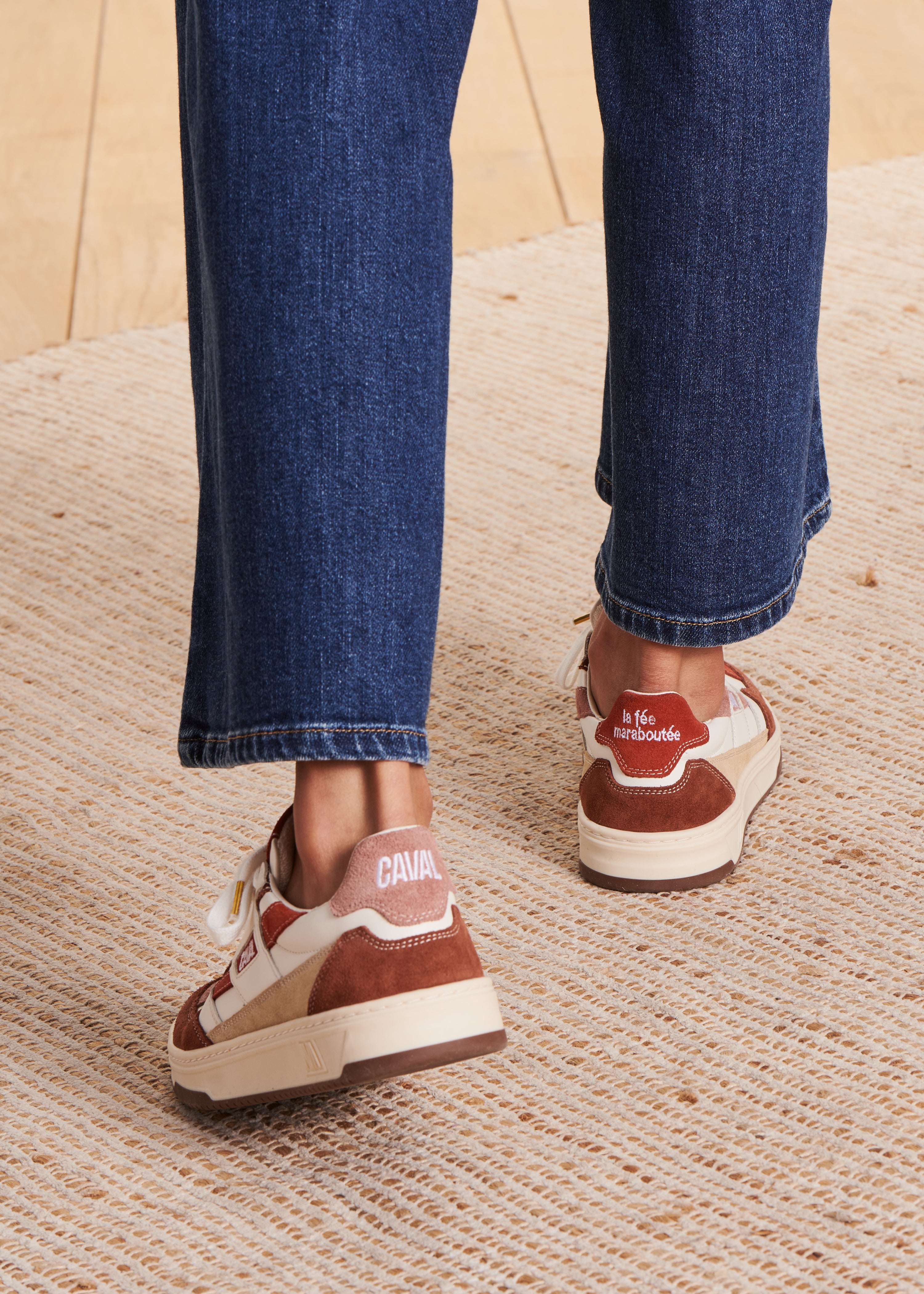 la-f-e-marabout-e-dlay-sneaker-rot-leder-retro image 2