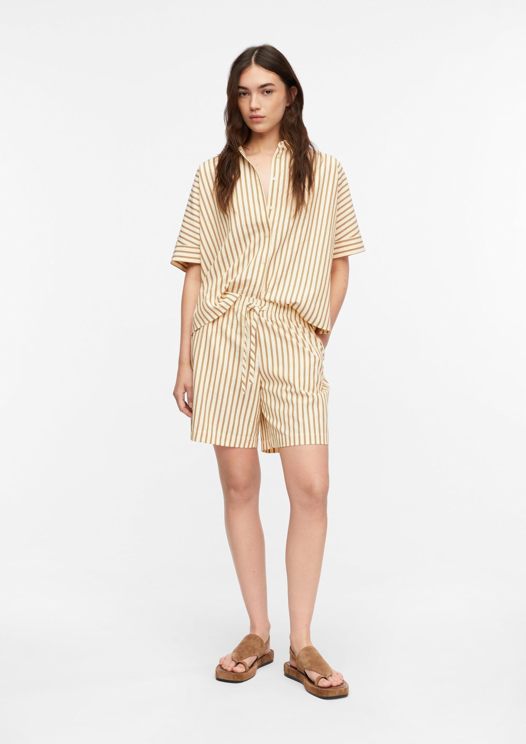 comma-trousers-bermuda-seersucker-streifen-gr-e-34 image 6