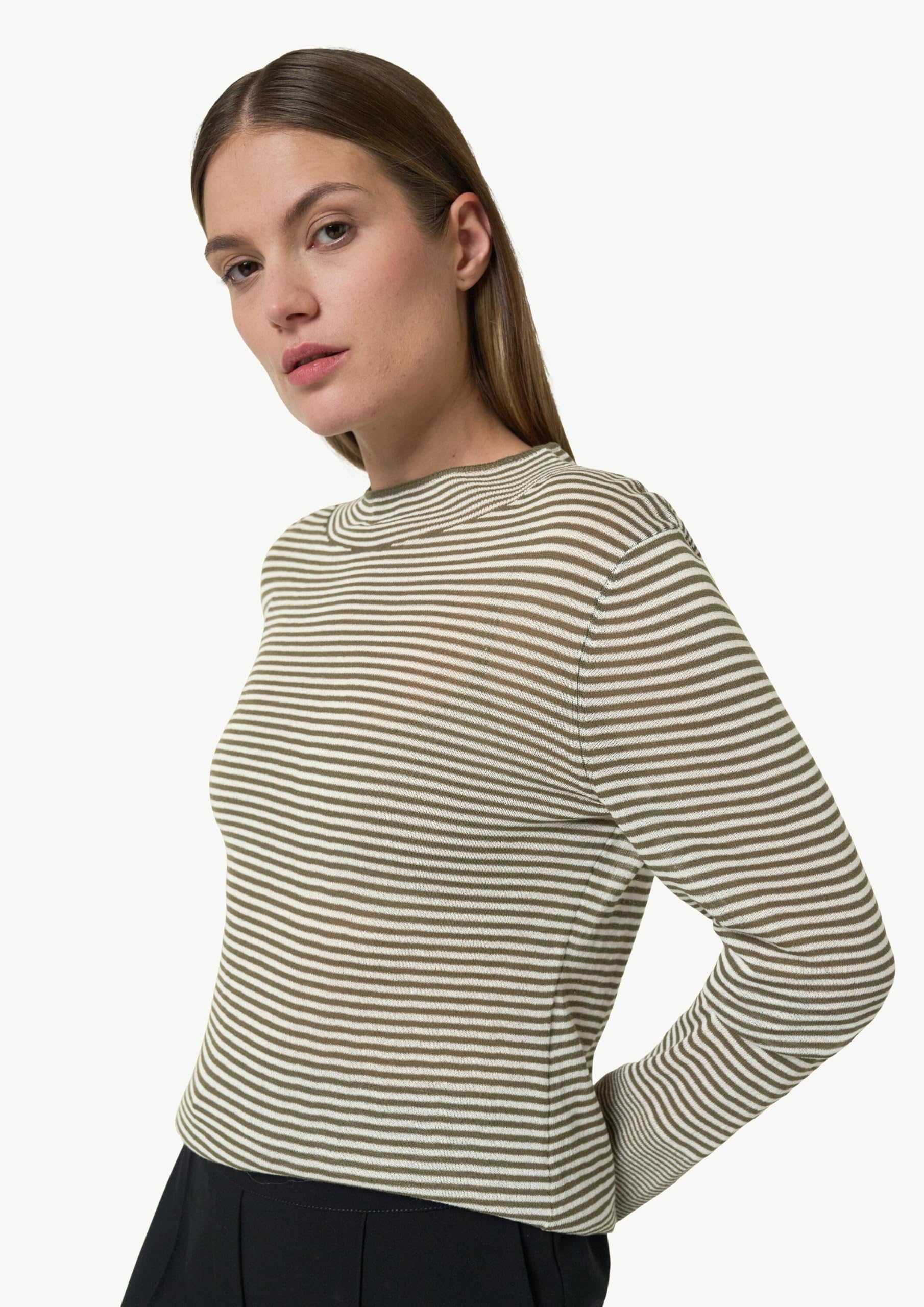 comma-strickpullover-damen-olivgr-n-gr-36-stehkragen image 4