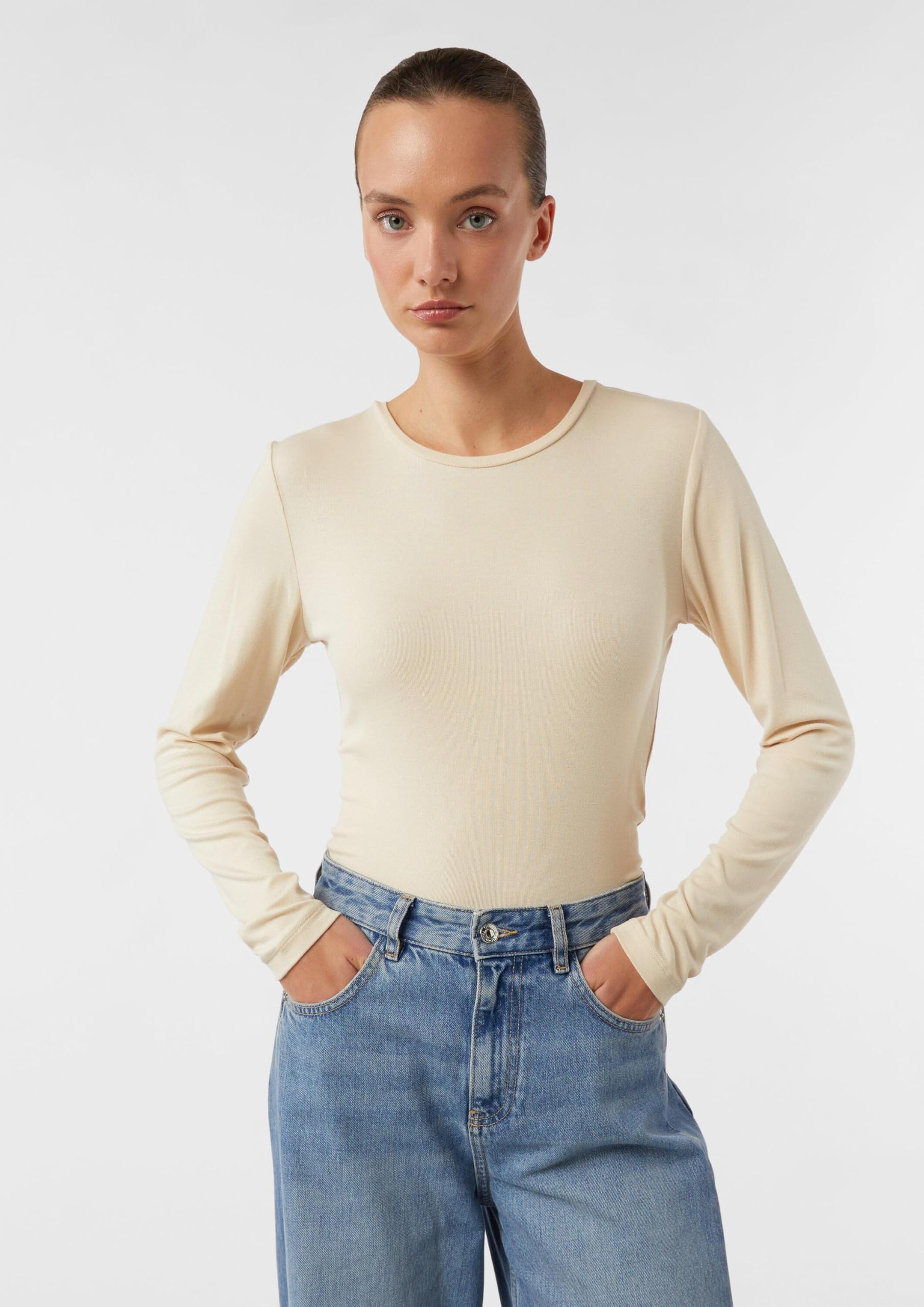 comma-t-shirt-2175484-longsleeve-olivgr-n-damen image 7