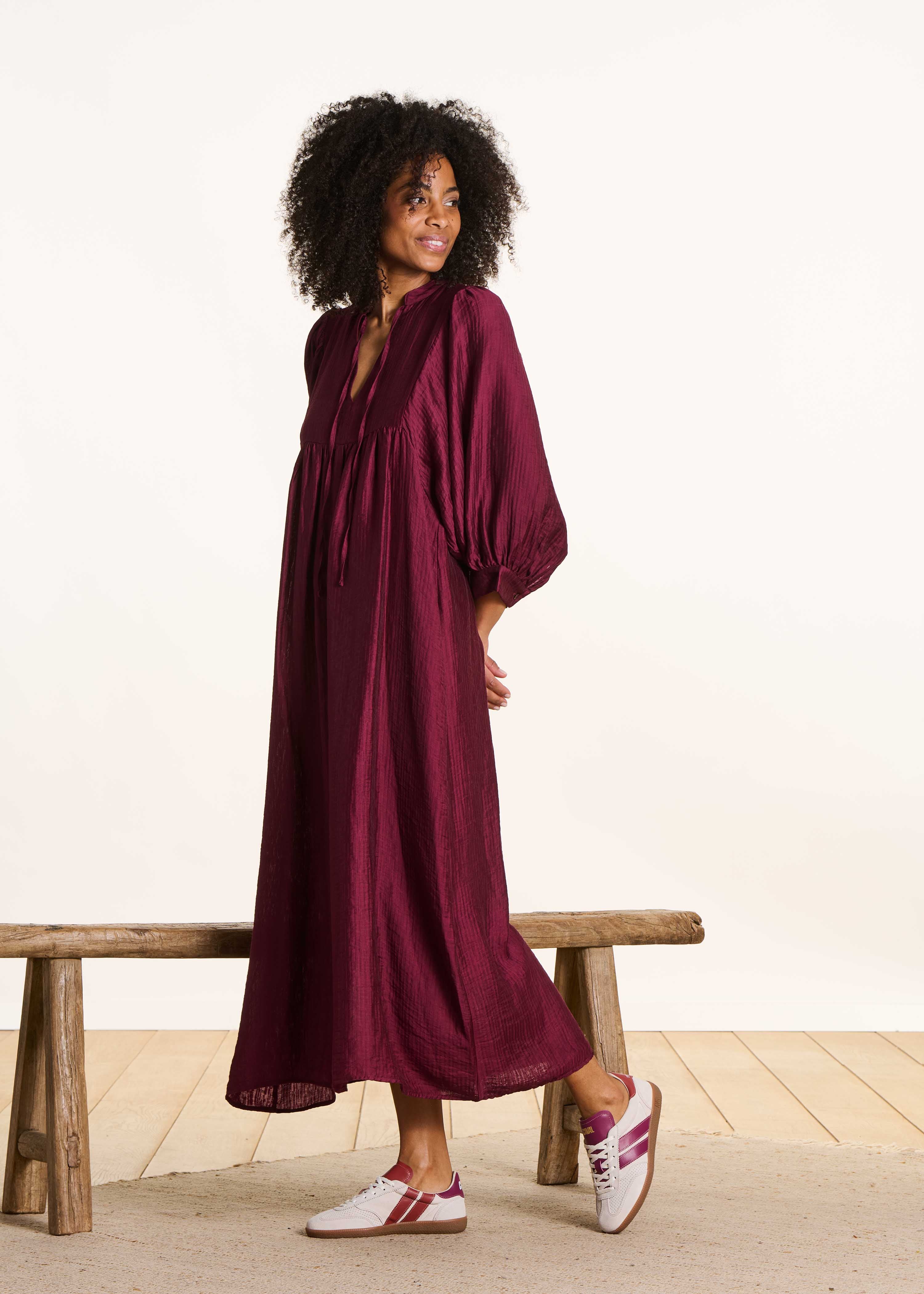 la-f-e-marabout-e-demba-maxikleid-damen-violett-lang image 4