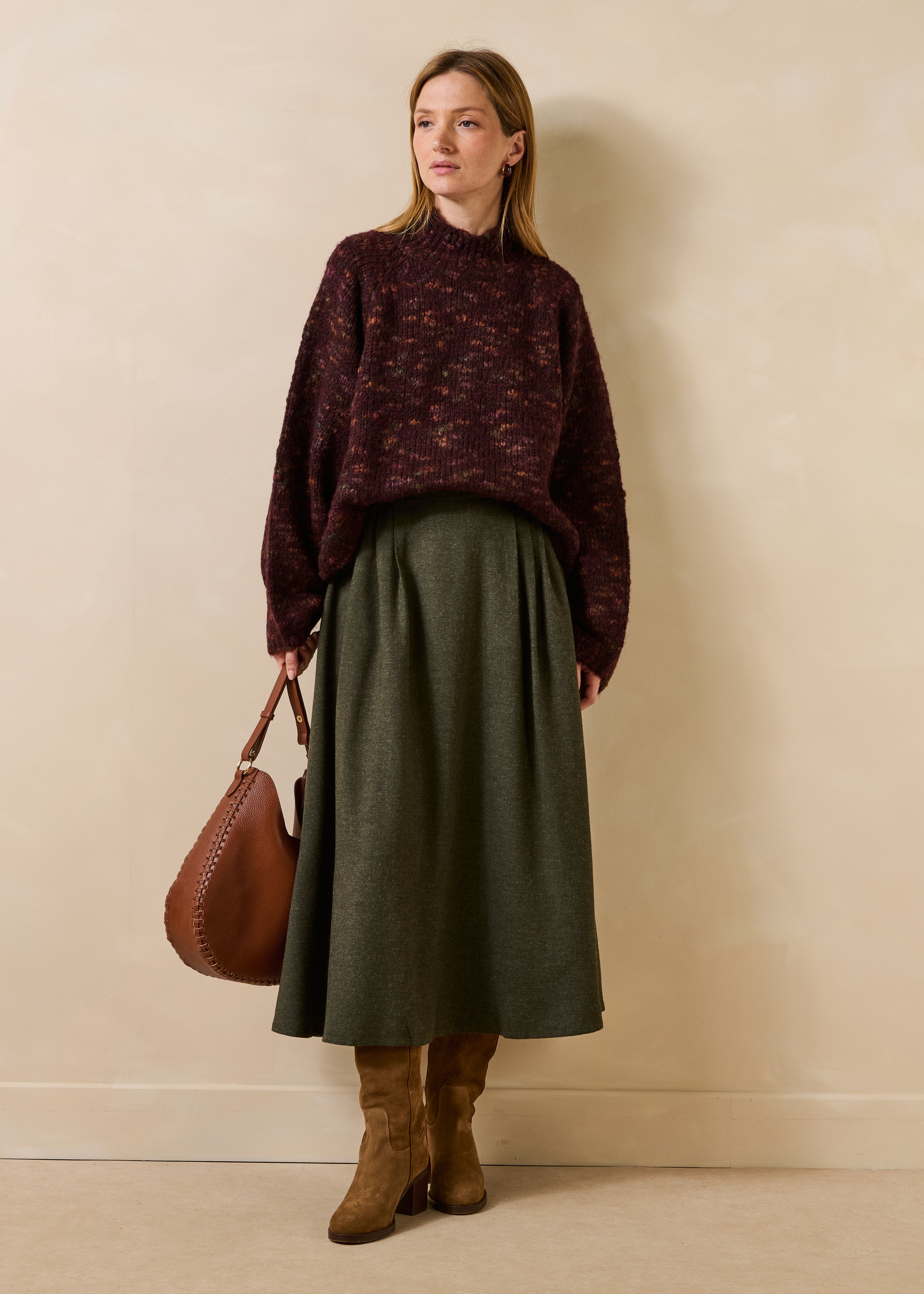 la-f-e-marabout-e-gelodia-rock-lang-khaki-viskose-34-46 image 1