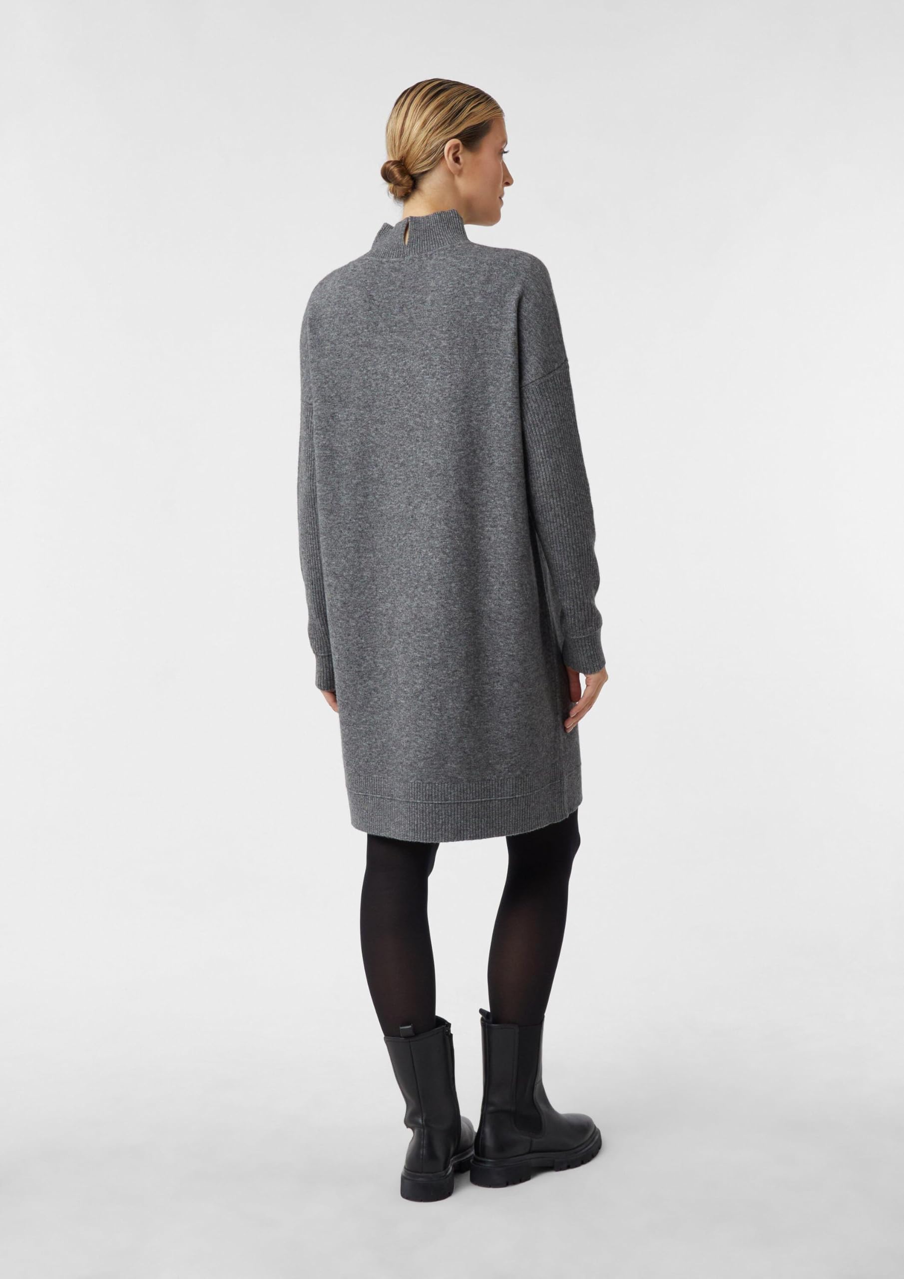 comma-strickkleid-stehkragen-wollmix-kleid-gr-e-m image 7