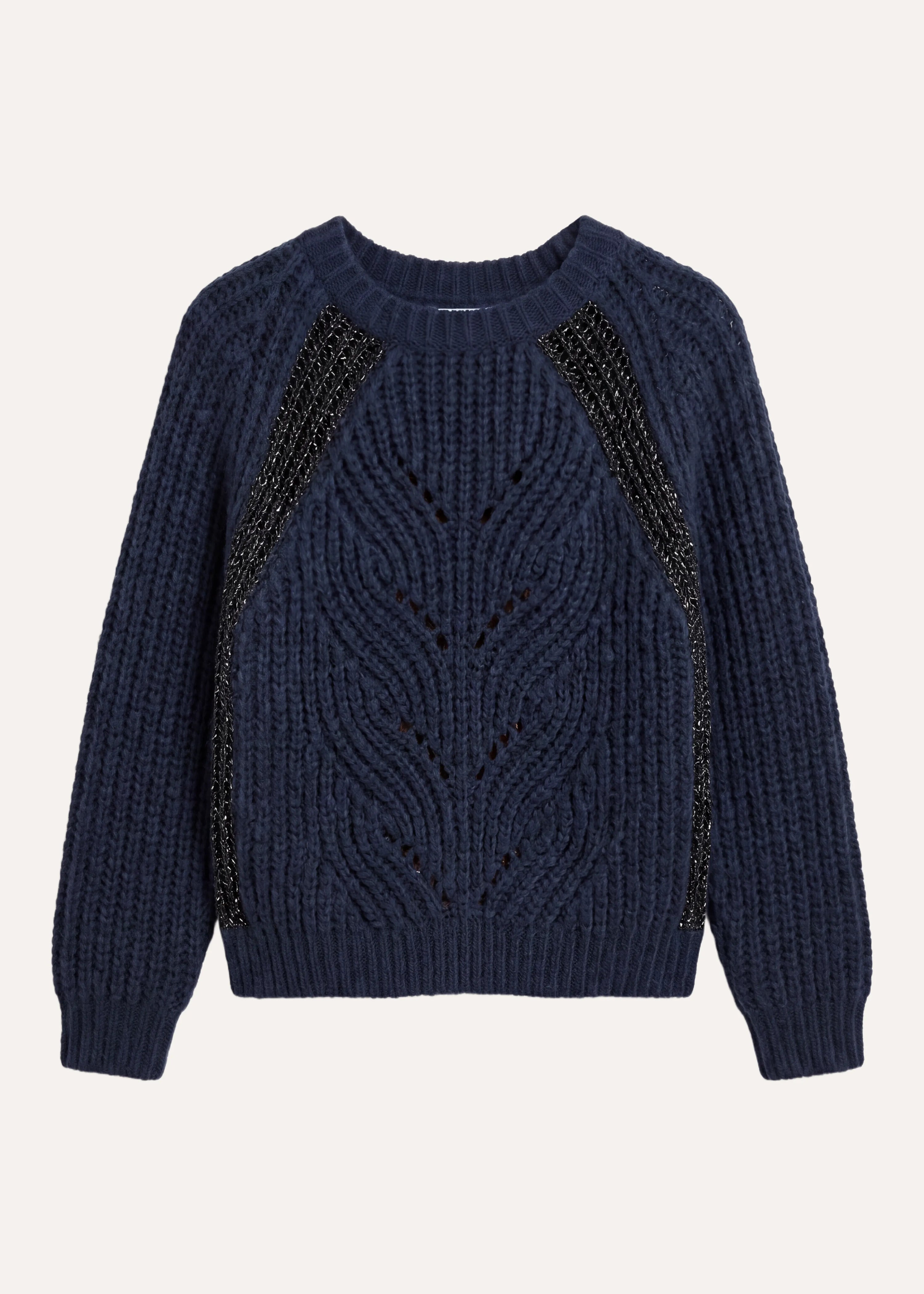 la-f-e-marabout-e-guilio-pullover-marine-ajour-alpaka image 6