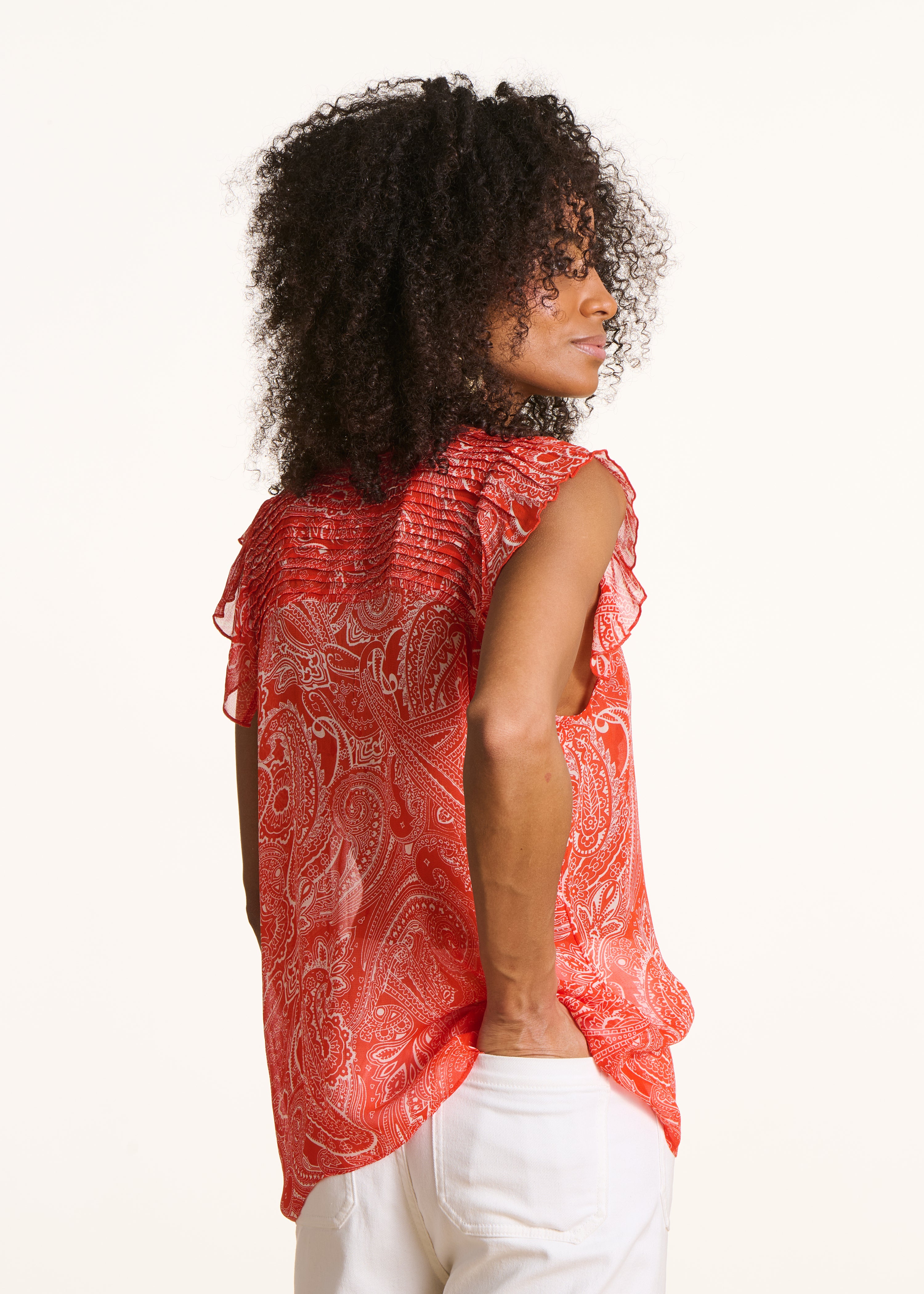 la-f-e-marabout-e-tops-top-orange-paisley-viskose image 3