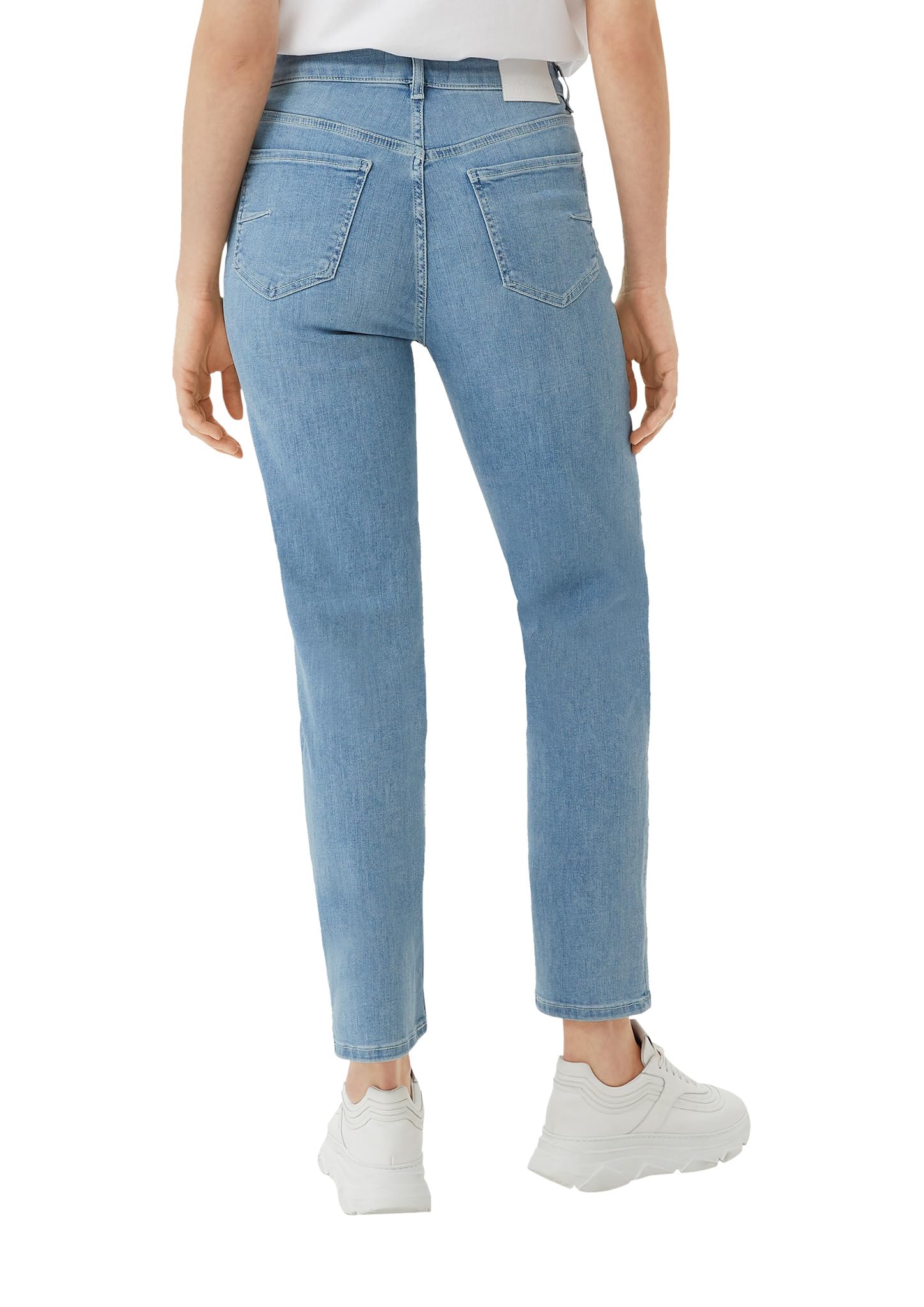comma-straight-leg-jeans-hoher-bund-gr-34-blau image 2
