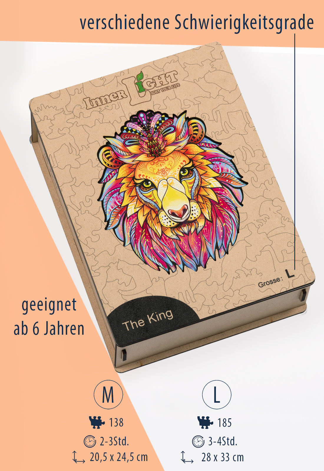 moshiki-holzpuzzle-the-king-l-we-bunt-gr-m image 1