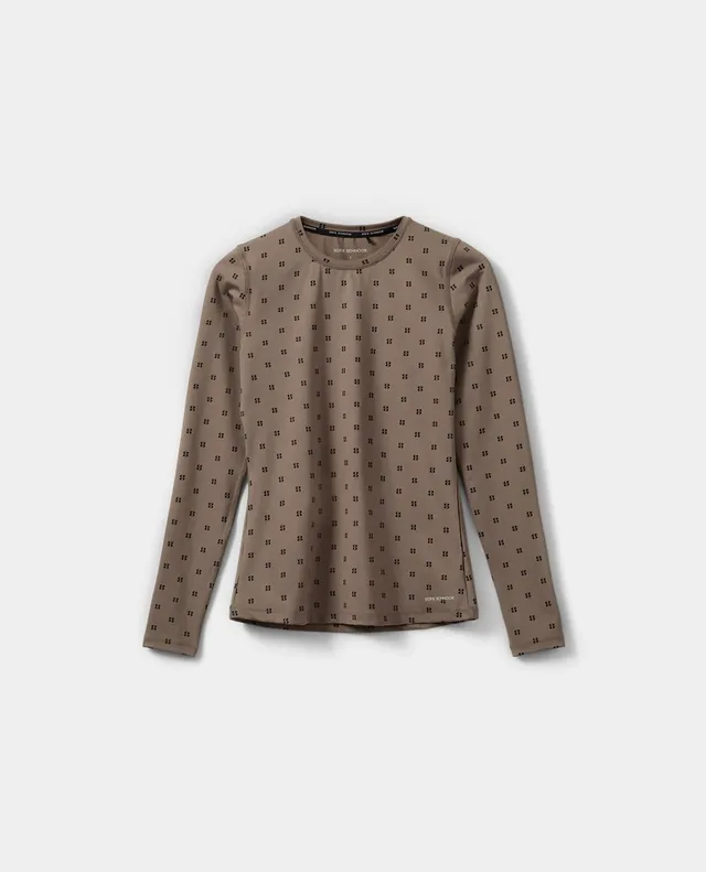 sofie-schnoor-sport-noallesw-shirt-braun-langarm-slimfit image 1
