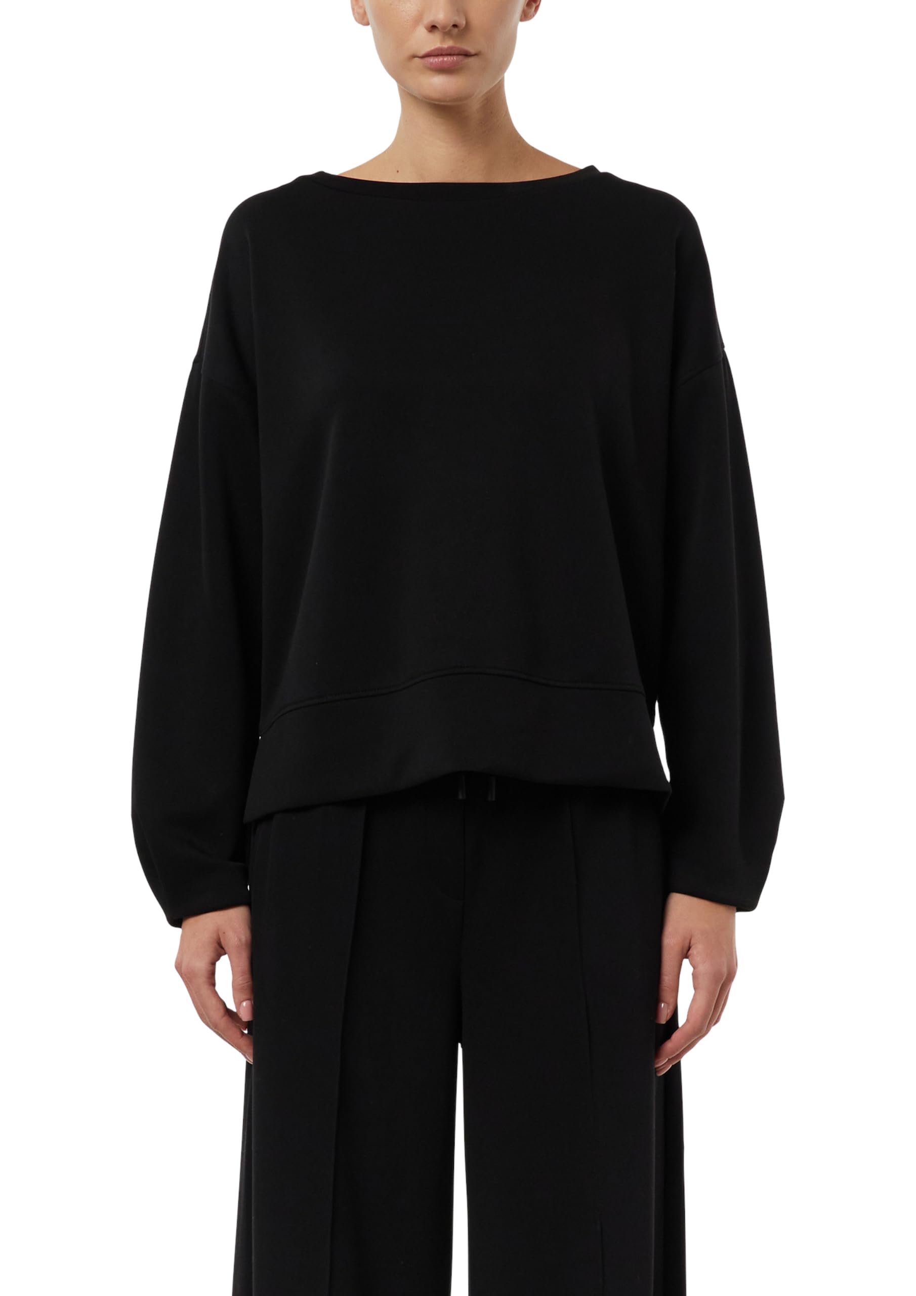 comma-sweatshirt-faltendetail-schwarz-gr-e-44-damen image 8