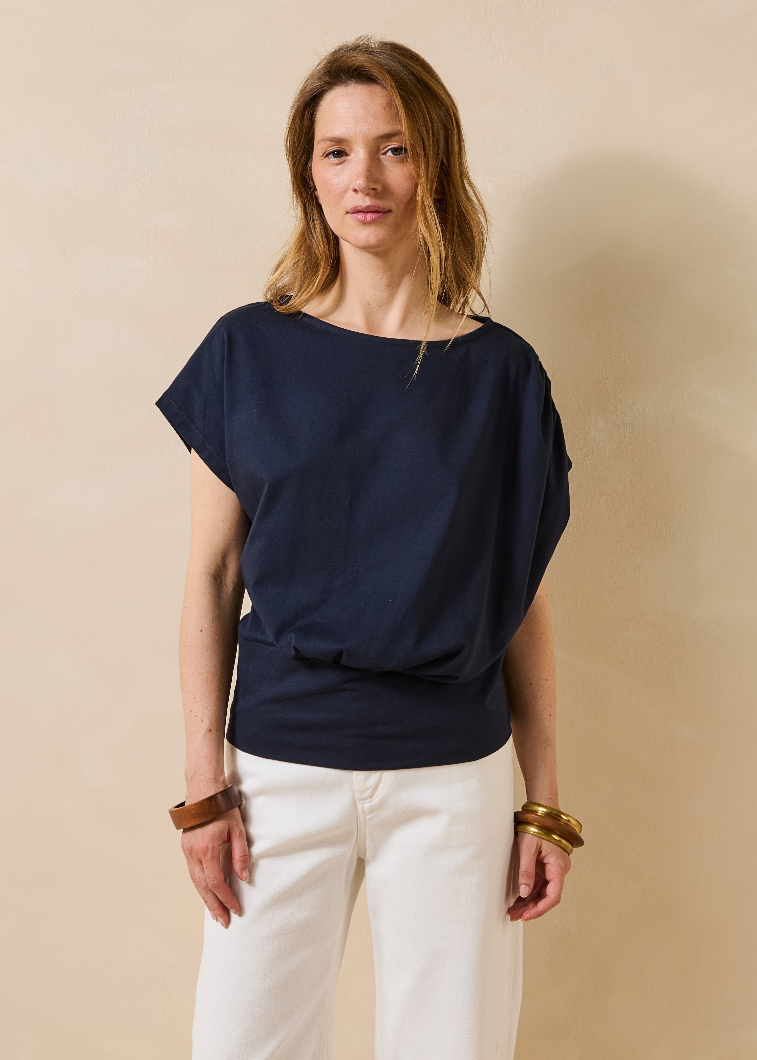la-f-e-marabout-e-facteur-t-shirt-marine-bio-kurzarm image 5