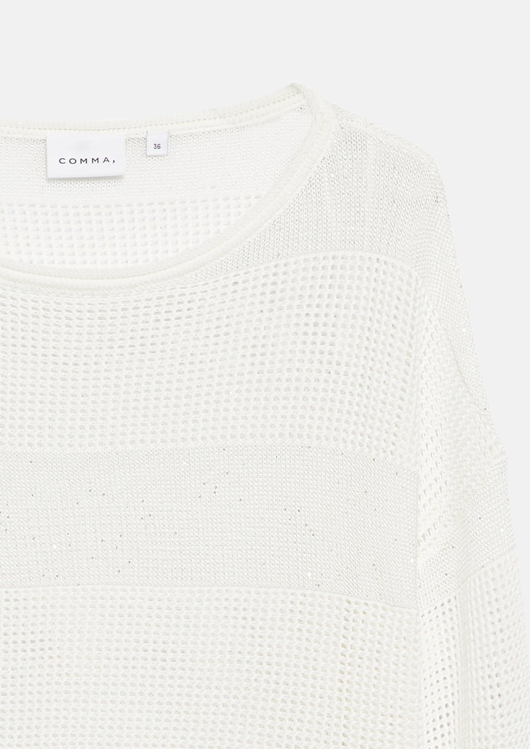 comma-ajourstrick-strickpullover-damen-gr-34-pailletten image 5