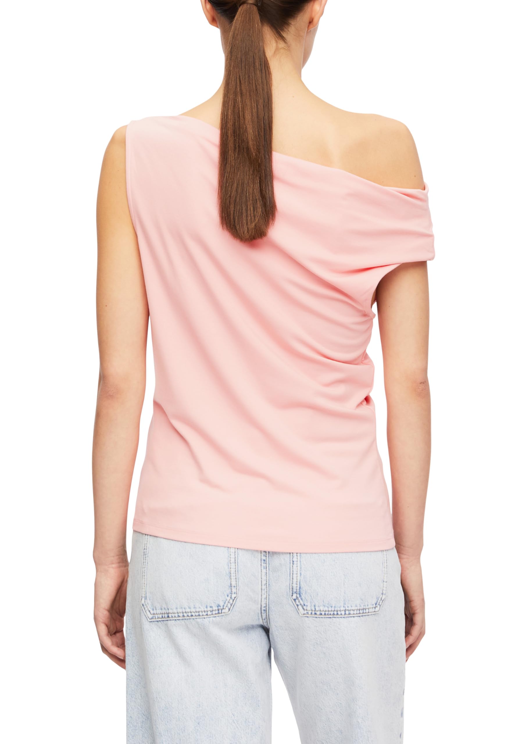 comma-t-shirt-damen-slim-fit-rosa-gr-36-jersey image 2