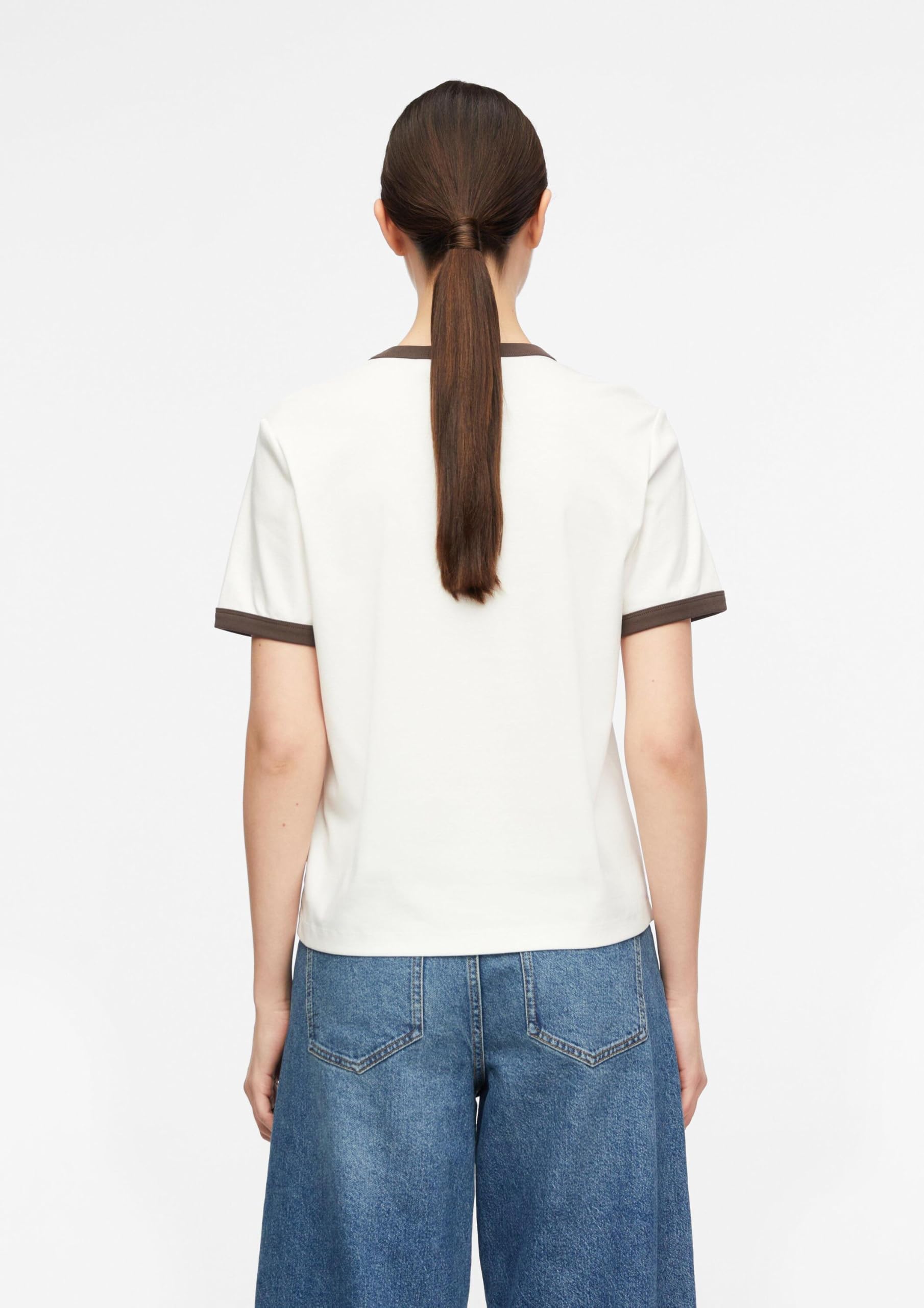 comma-t-shirt-regular-fit-gr-32-baumwolle-kontrastb-ndchen image 7