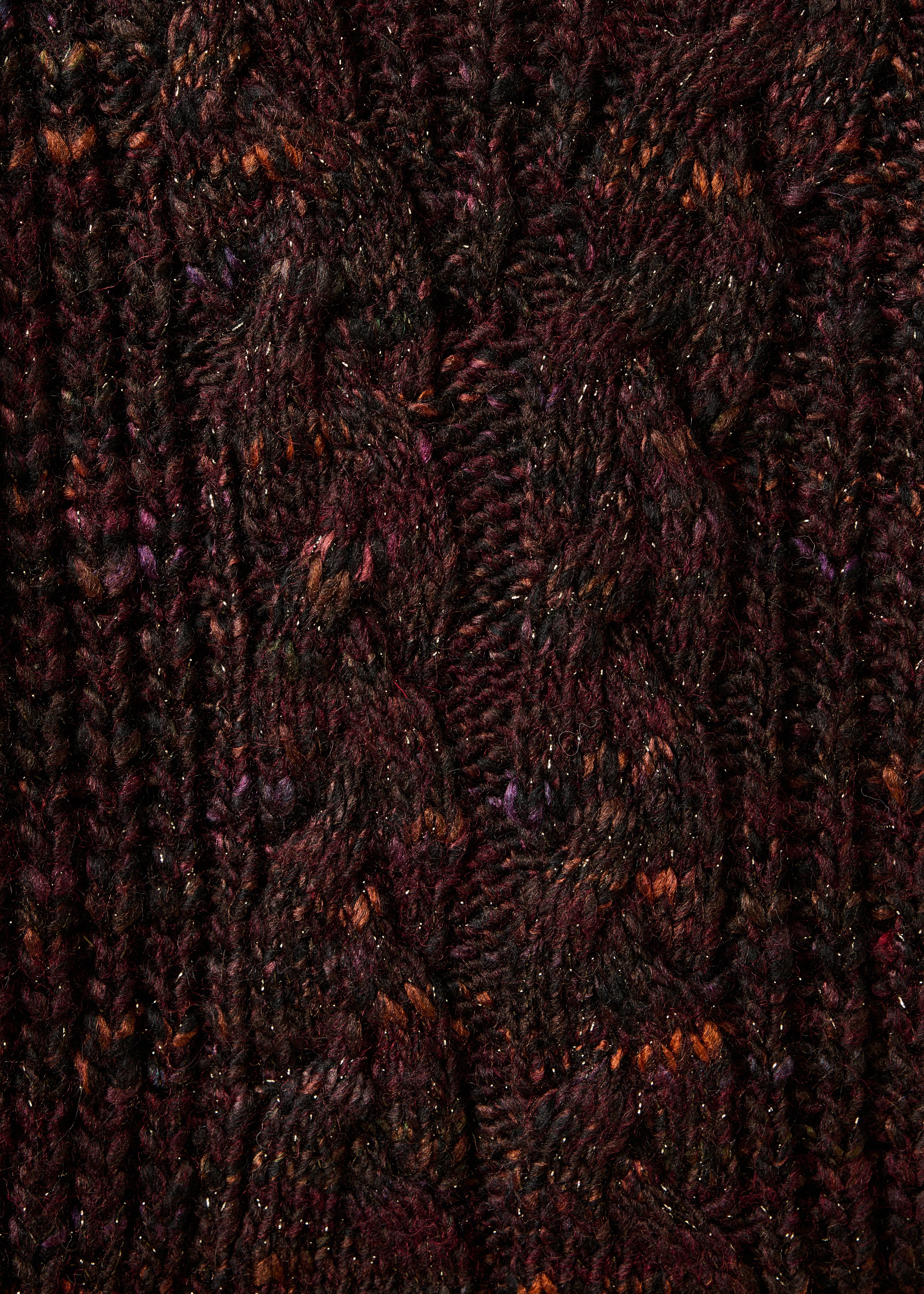 la-f-e-marabout-e-graf-pullover-braun-m-zopf-rollkragen image 4