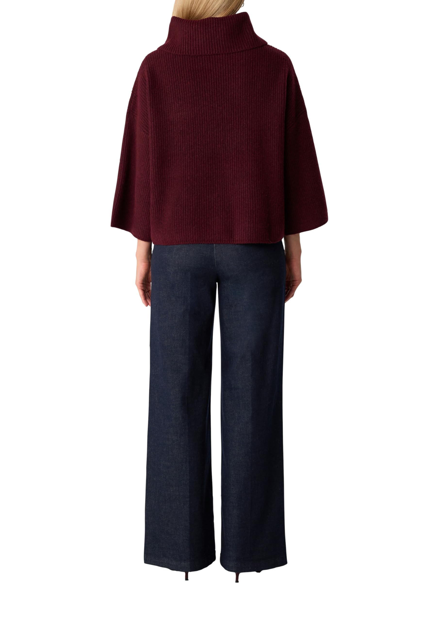 comma-2173390-poncho-pullover-damen-wasserfallkragen image 2