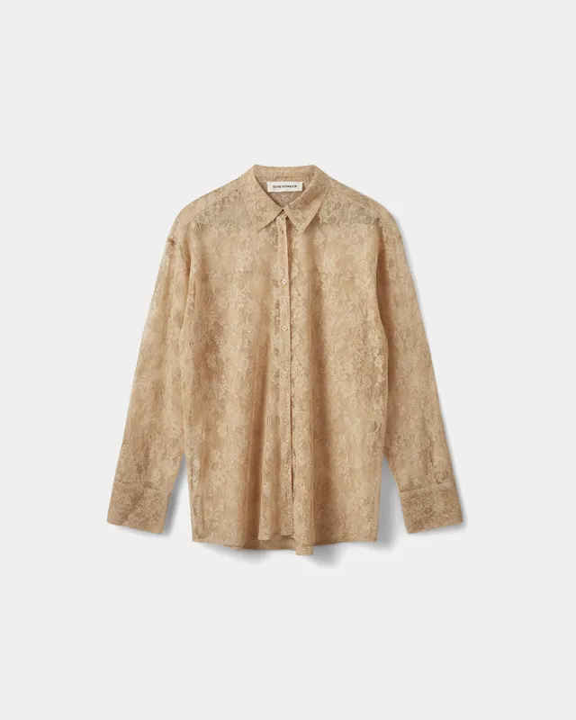 sofie-schnoor-women-sylvinesw-bluse-sand-spitze-oversize image 1