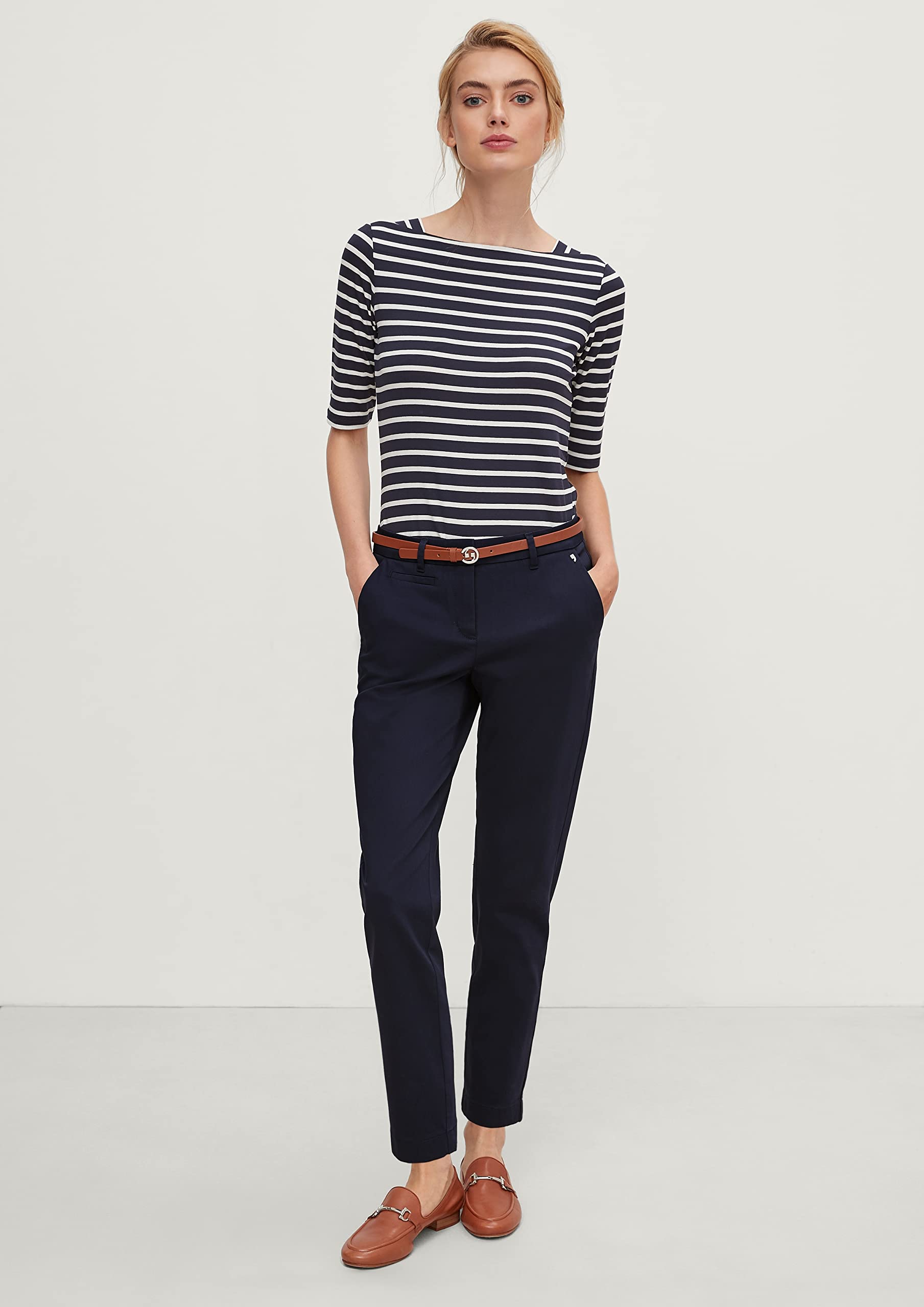 comma-chino-damen-chino-hose-navy-gr-e-34-mit-g-rtel image 5