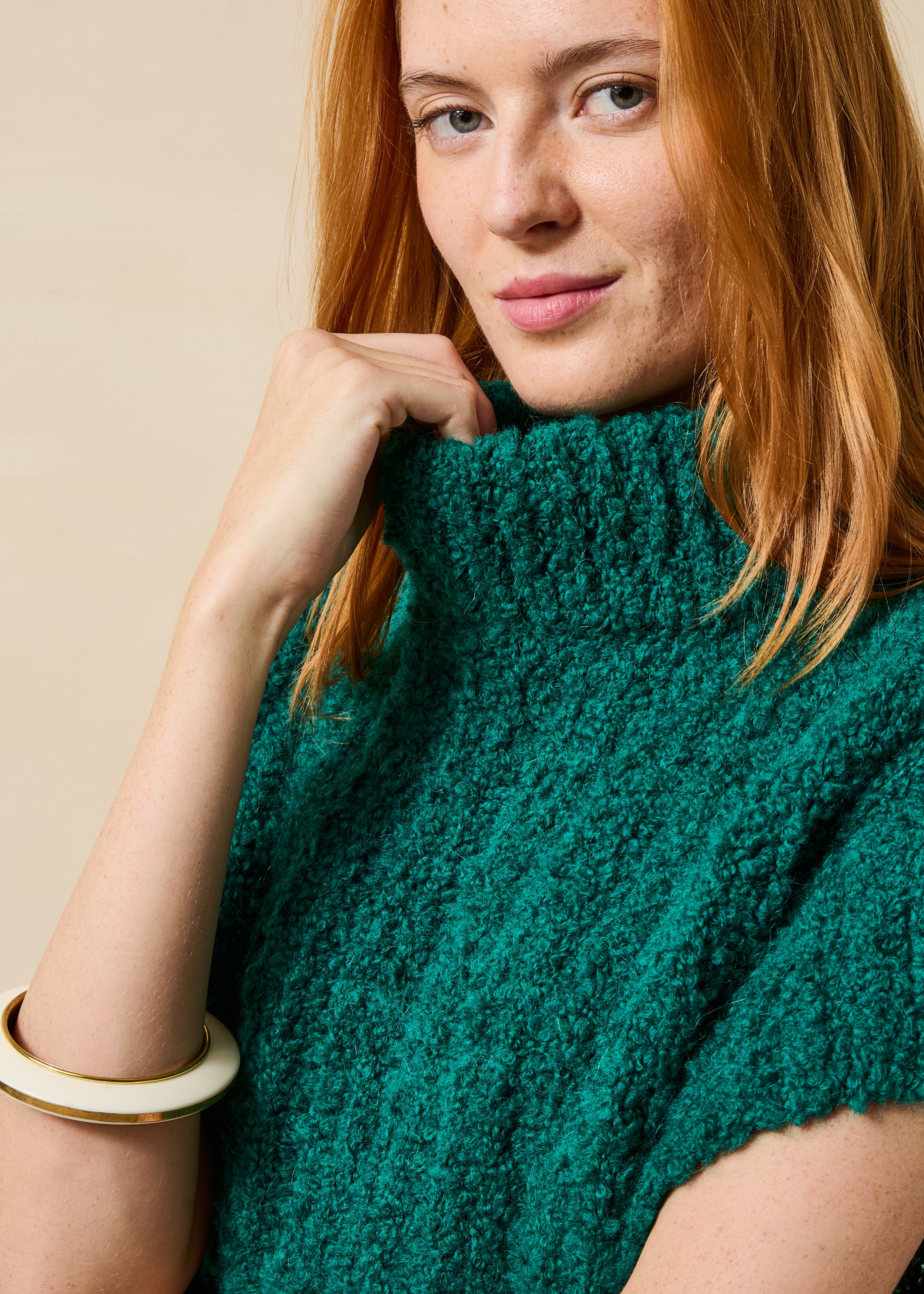 la-f-e-marabout-e-gotico-pullover-smaragd-kurz image 5