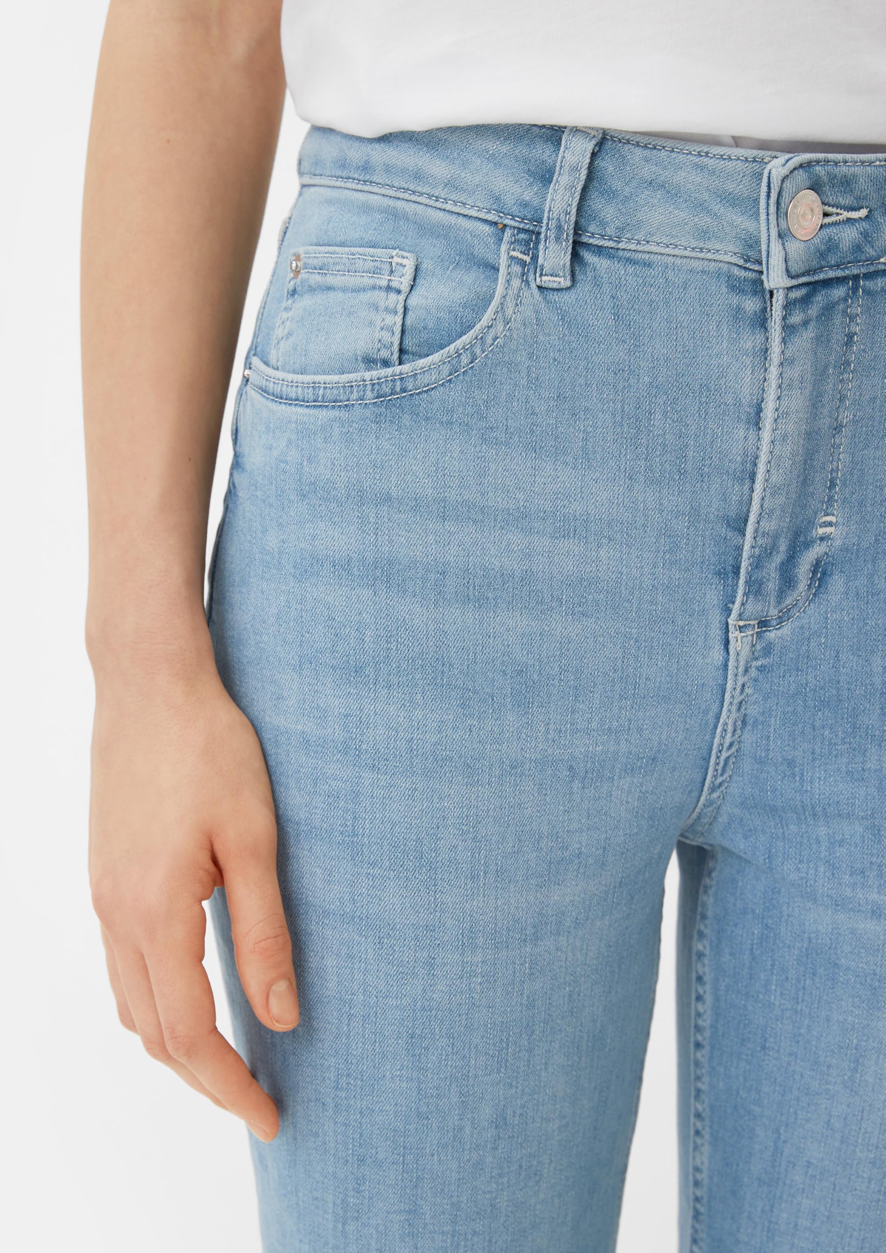comma-straight-leg-jeans-hoher-bund-gr-34-blau image 4