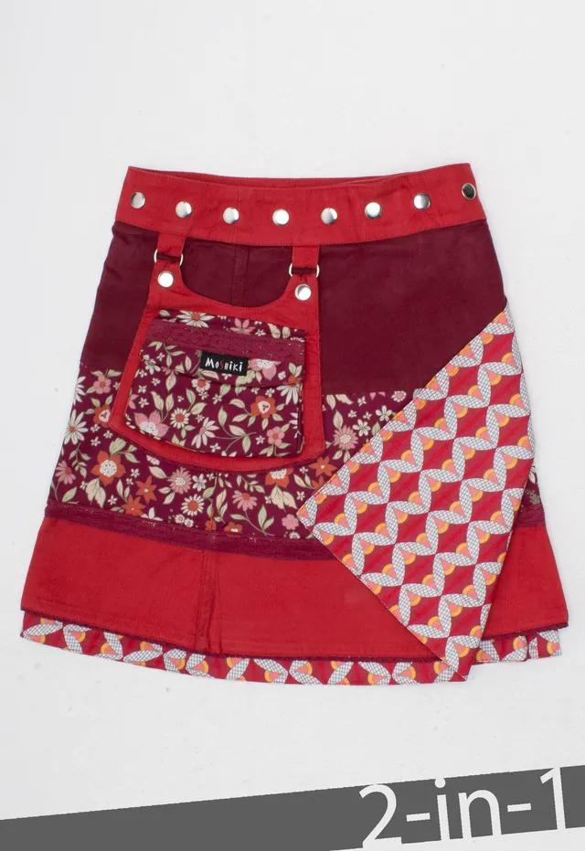 moshiki-hot-cookie-44-cord-wickelrock-45cm-blumen image 1