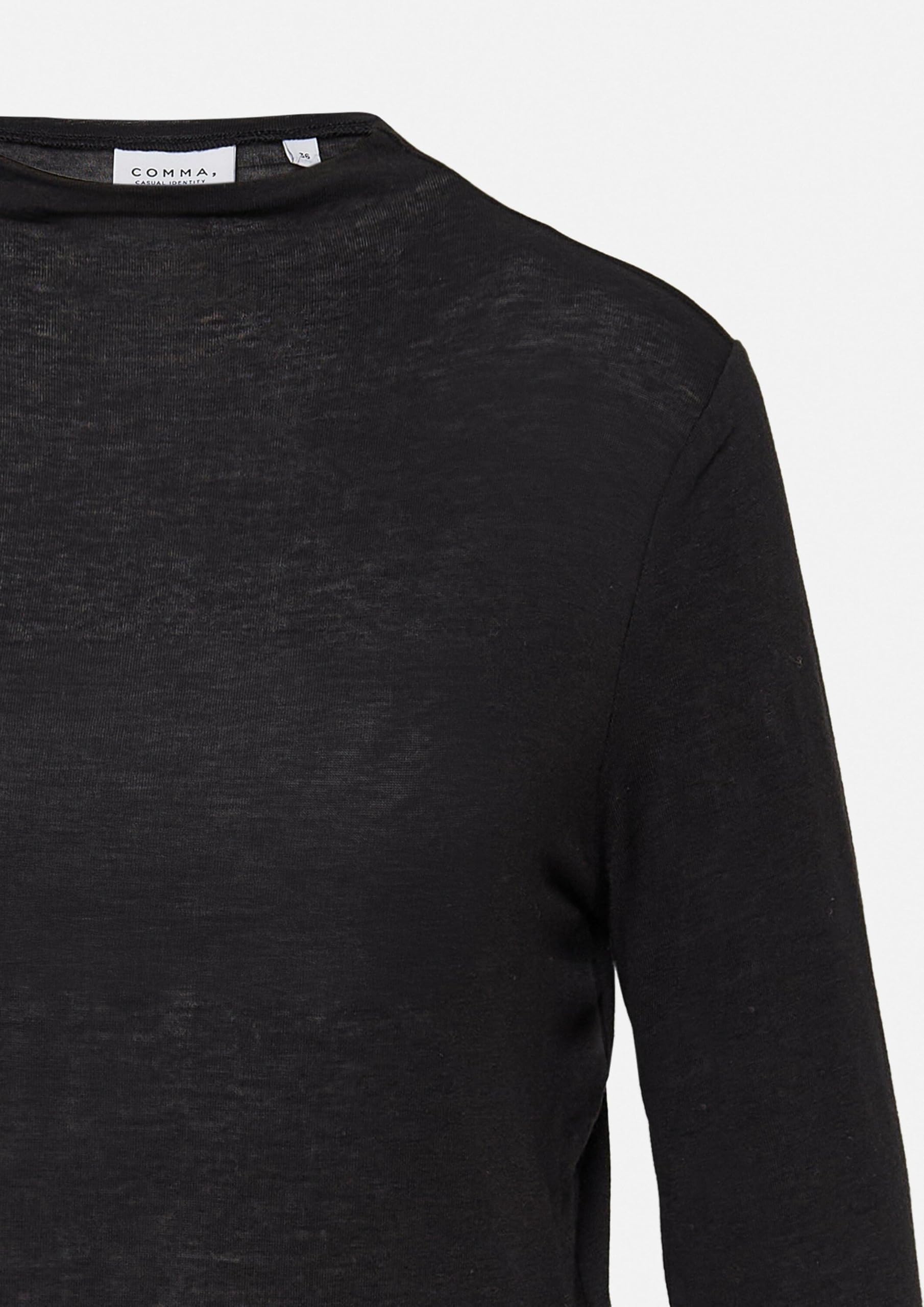 comma-longsleeve-slim-fit-schwarz-gr-44-stehkragen image 6