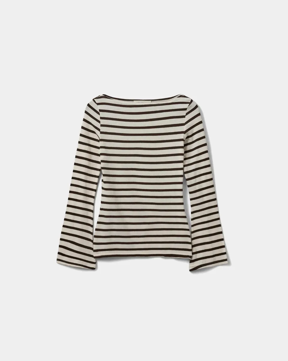 sofie-schnoor-women-cecesw-langarmshirt-brown-striped image 1