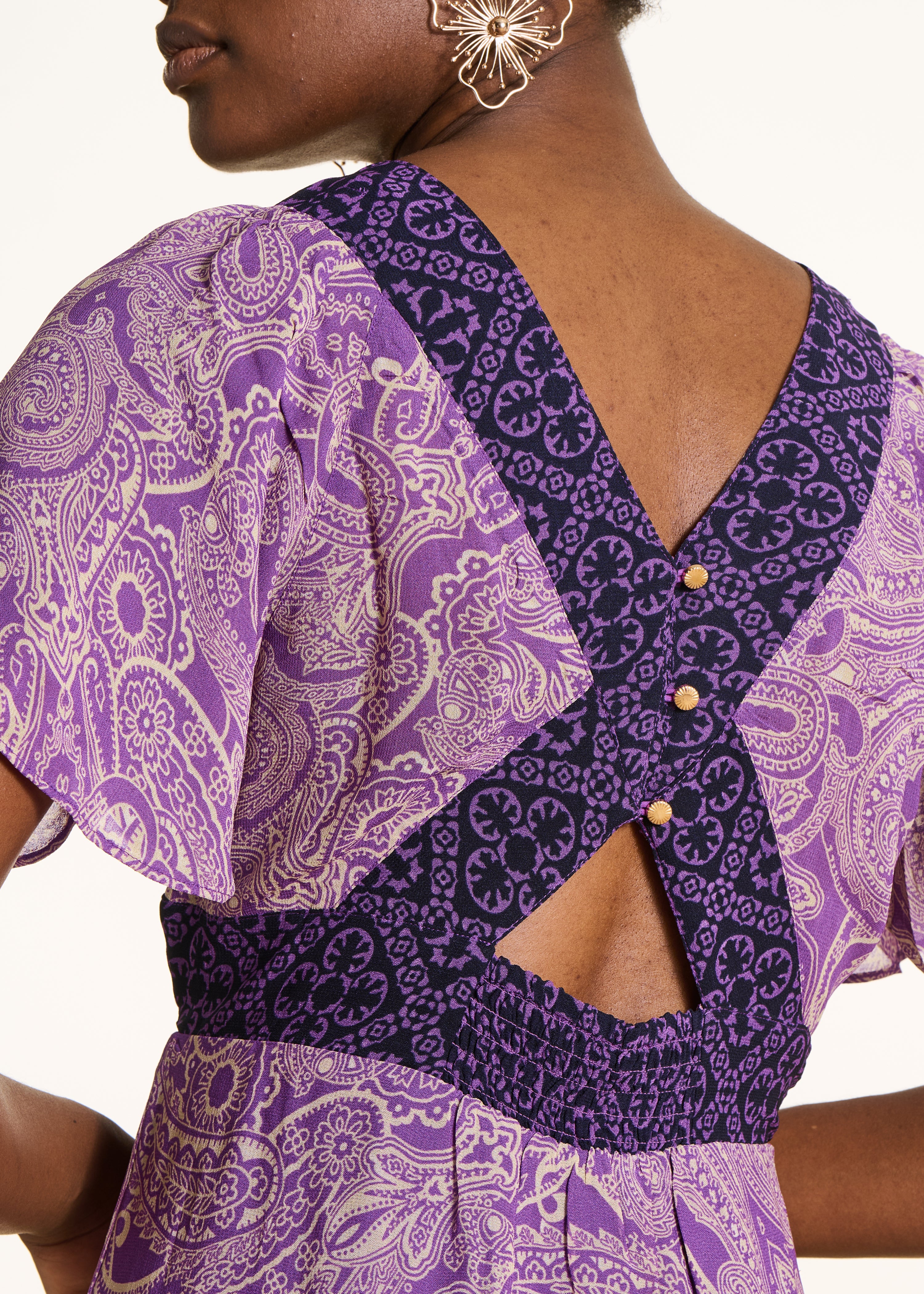 la-f-e-marabout-e-robes-kleid-violett-lang-paisley image 5