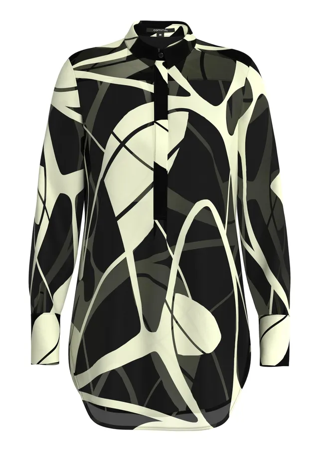 comma-2145169-bluse-damen-langarm-muster image 1