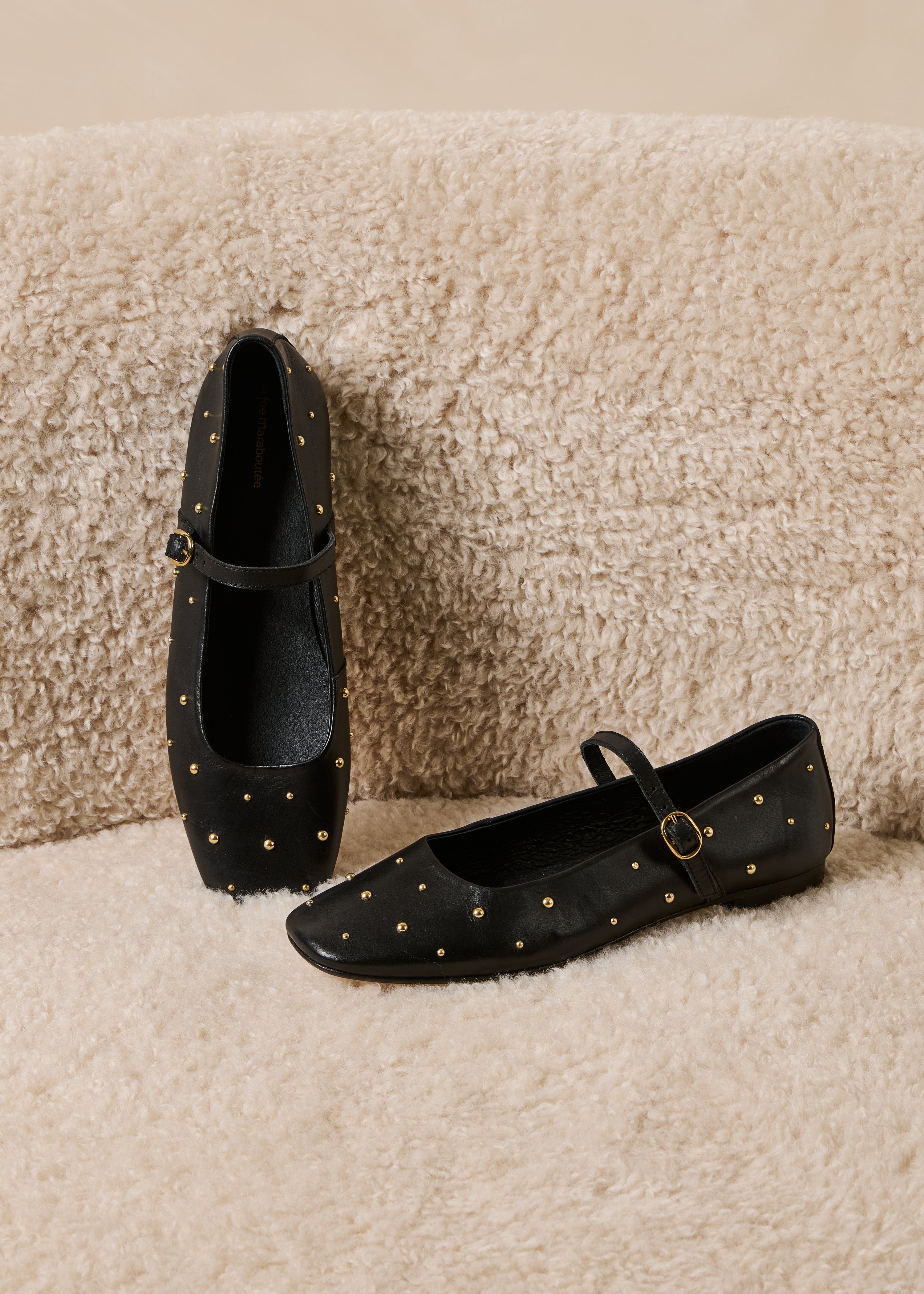 la-f-e-marabout-e-gruman-ballerinas-leder-schwarz-gr-38 image 3