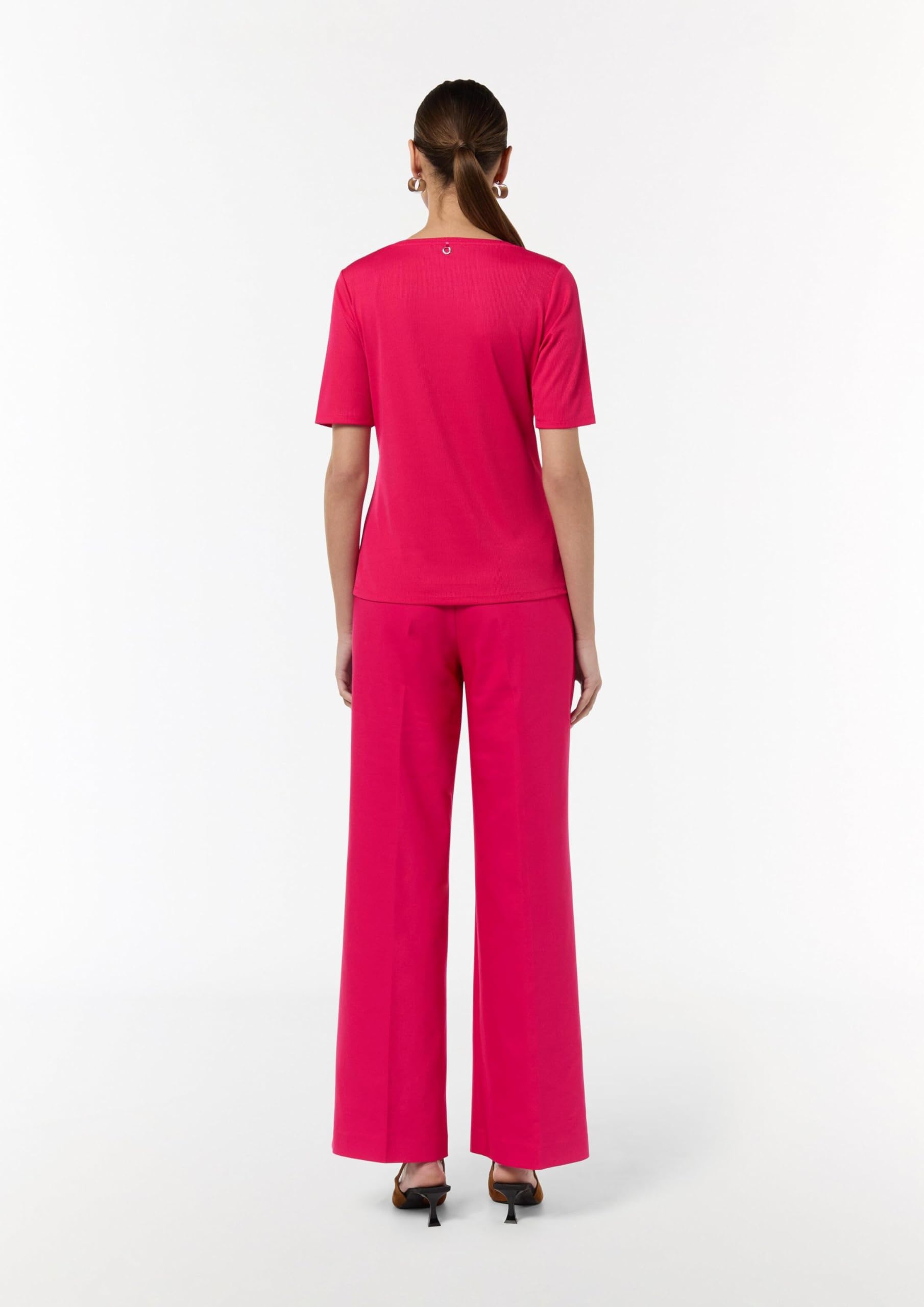 comma-geripptes-t-shirt-rundhals-top-pink-4468-pink image 6