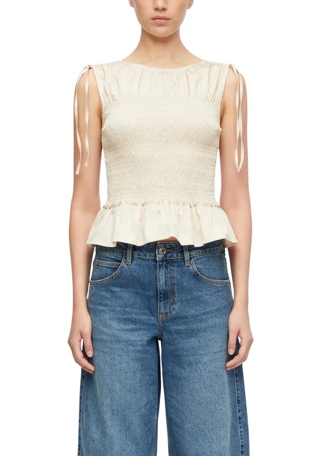 comma-bluse-2180557-rmellos-helles-beige-gr-34 image 1