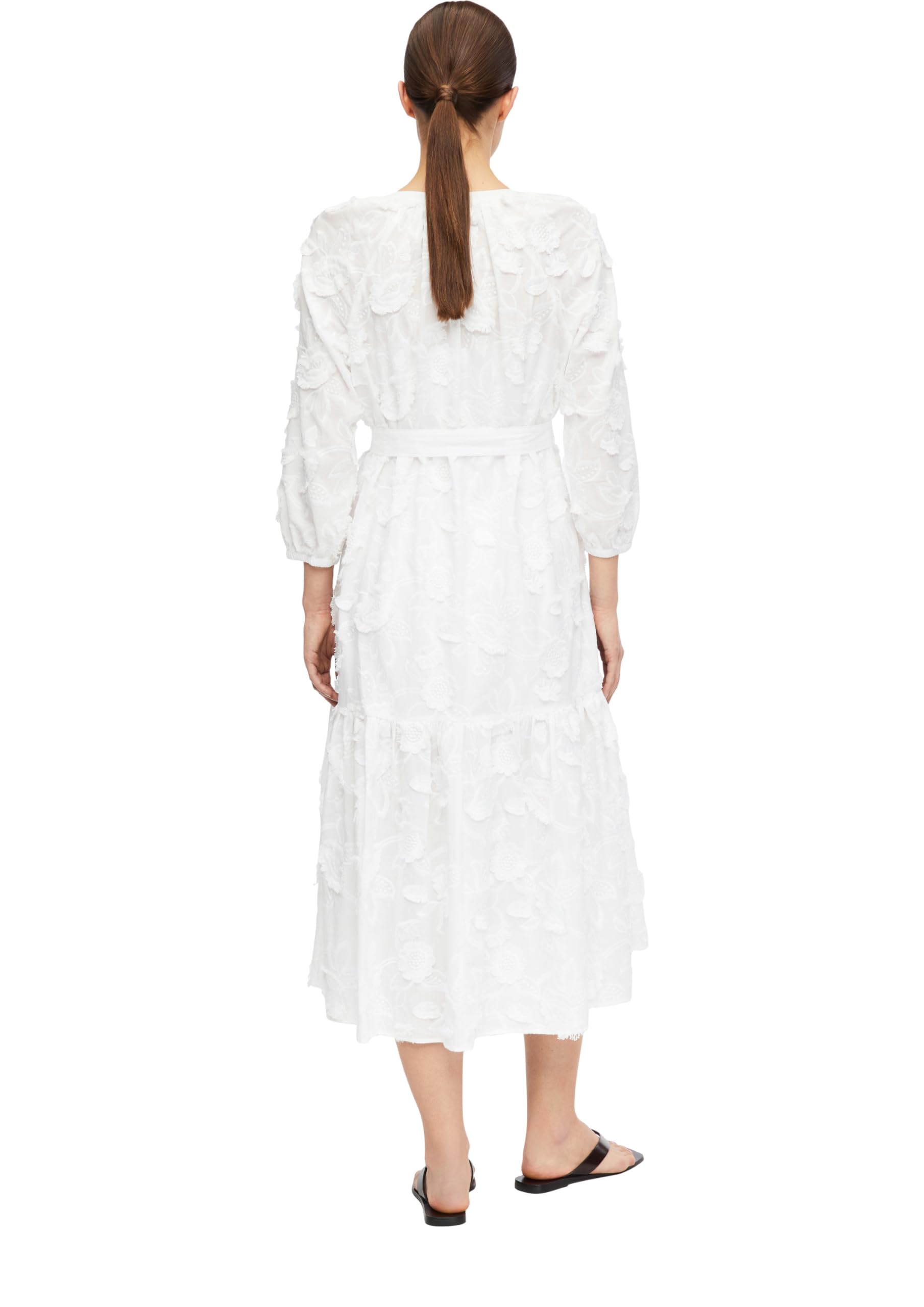 comma-midikleid-baumwoll-voile-fil-coup-floral-gr-40 image 2