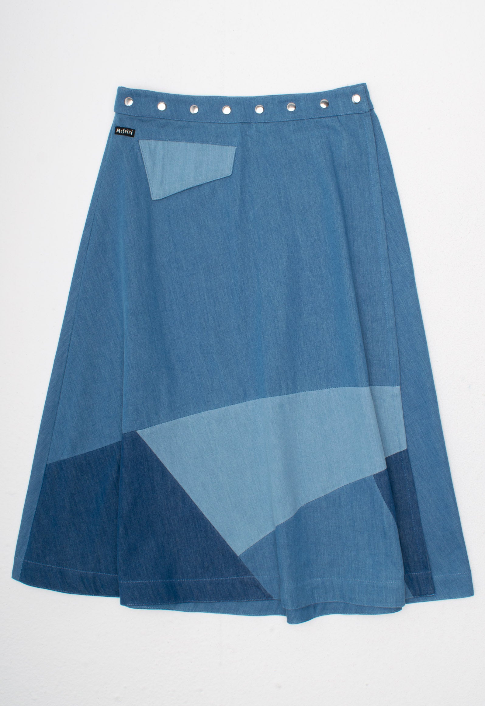 moshiki-hot-cookie-65-wickelrock-70cm-denim-patchwork image 1