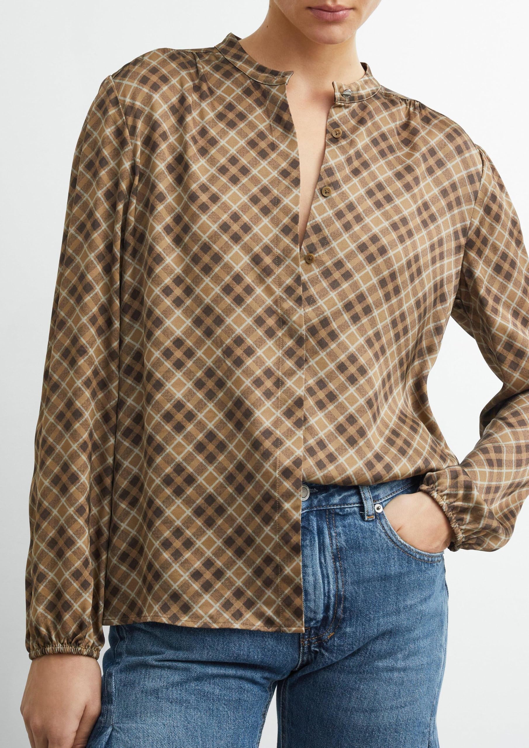comma-blouses-bluse-all-over-print-gr-32-viskose image 3