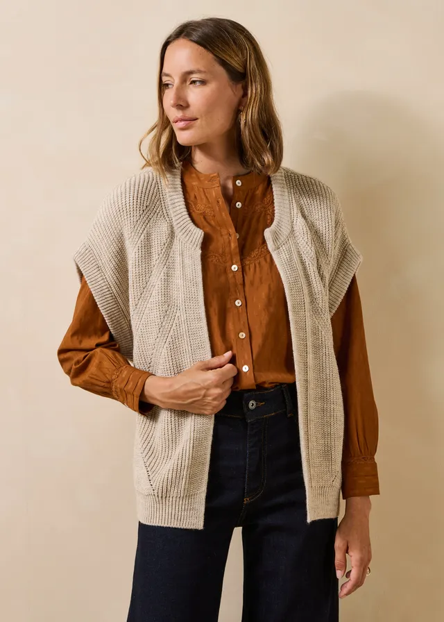 la-f-e-marabout-e-gloset-gilet-beige-wolle-alpaka image 1