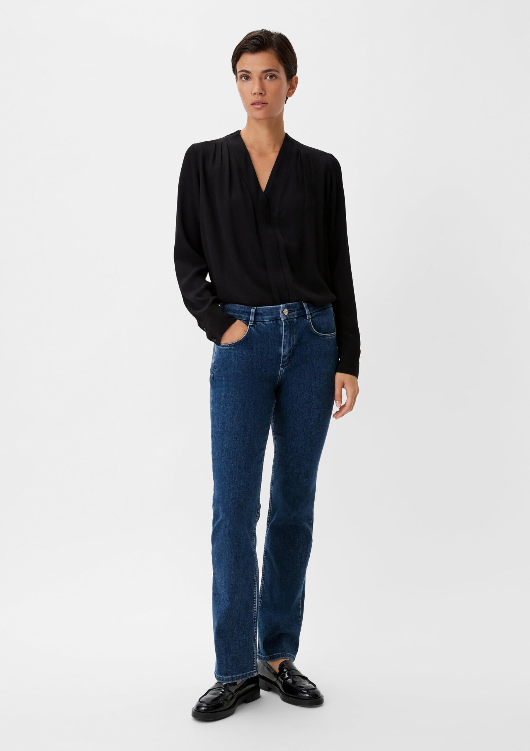 comma-jeans-semi-wide-leg-mid-rise-blau-gr-38w-32l image 6