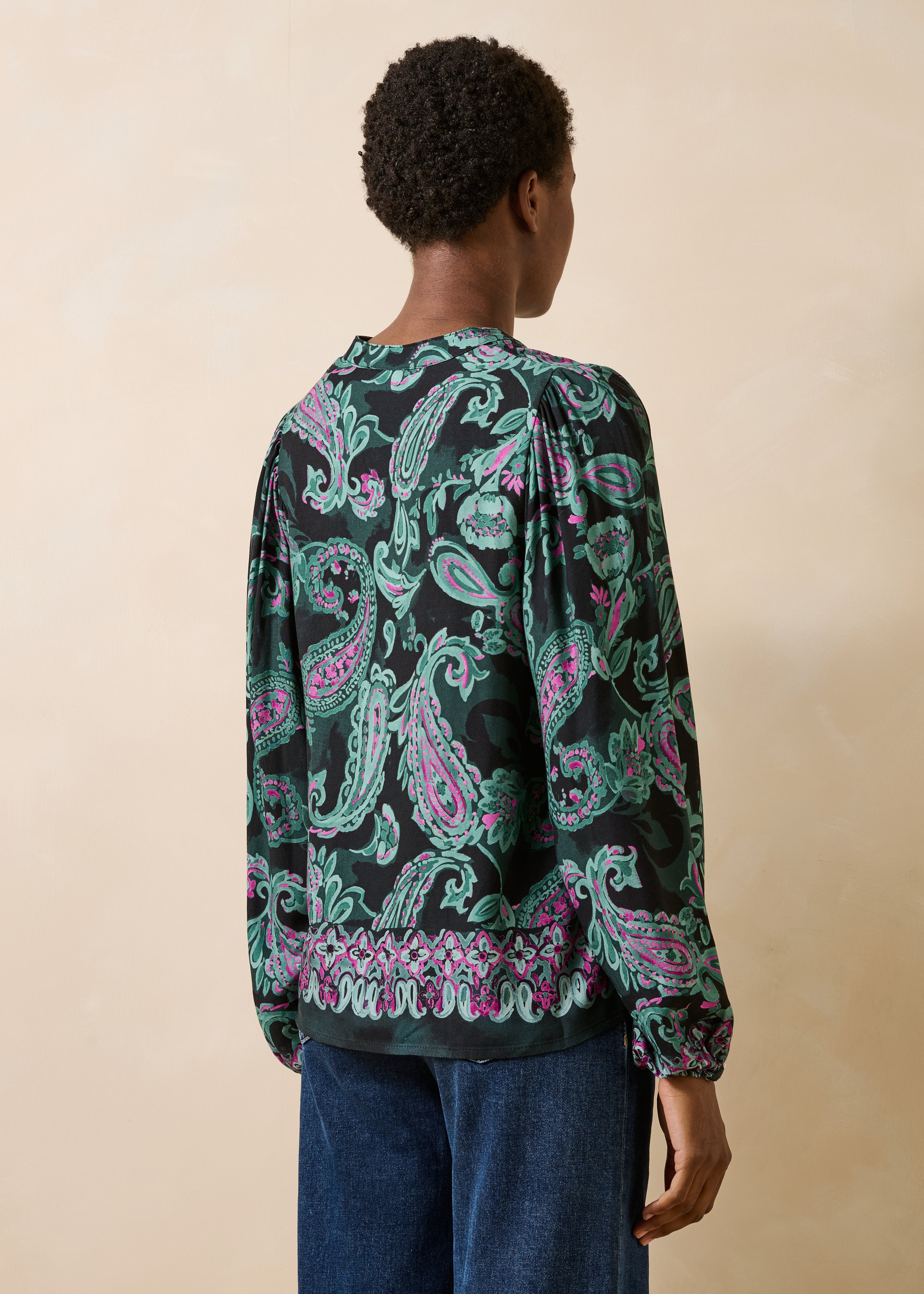la-f-e-marabout-e-getanoa-hemd-petrol-paisley image 3