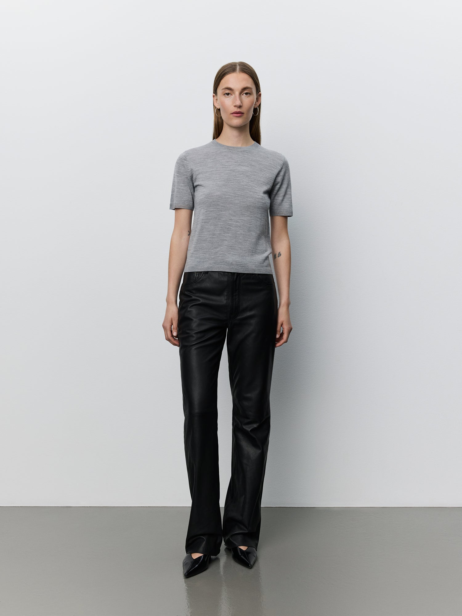 sofie-schnoor-women-sorellasw-strickbluse-grau-melange image 2