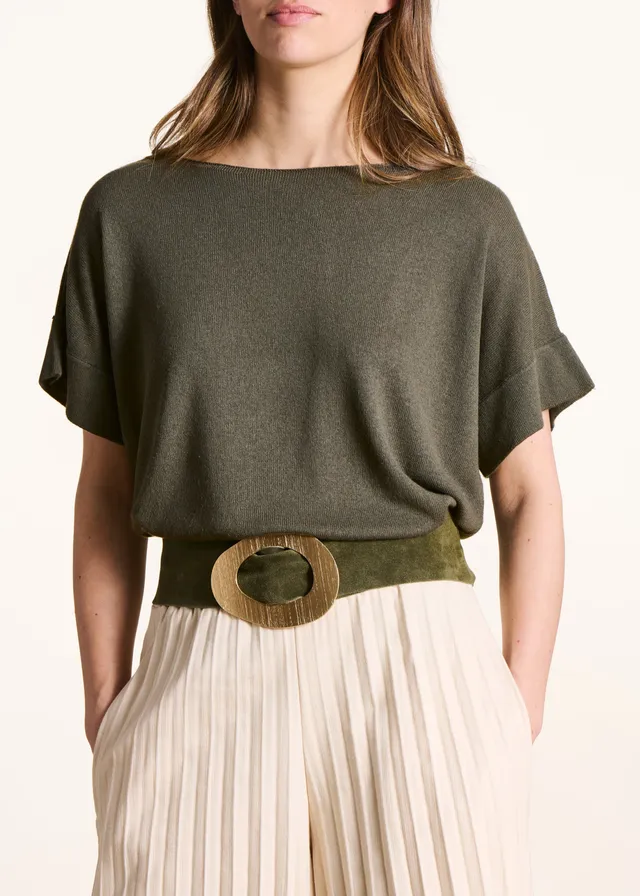 la-f-e-marabout-e-forume-g-rtel-khaki-leder-breit image 1