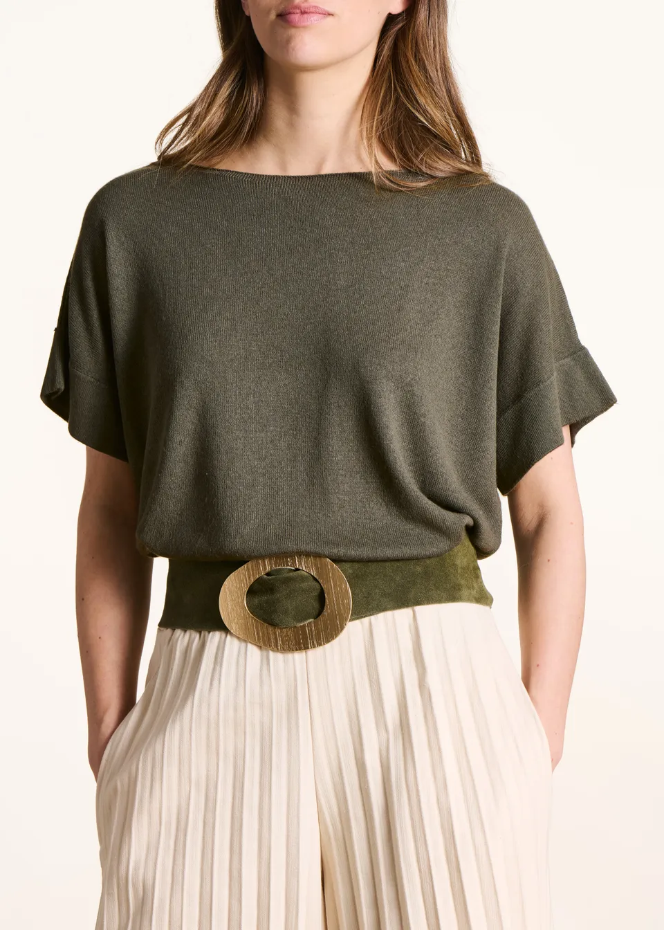 la-f-e-marabout-e-forume-g-rtel-khaki-leder-breit image 1