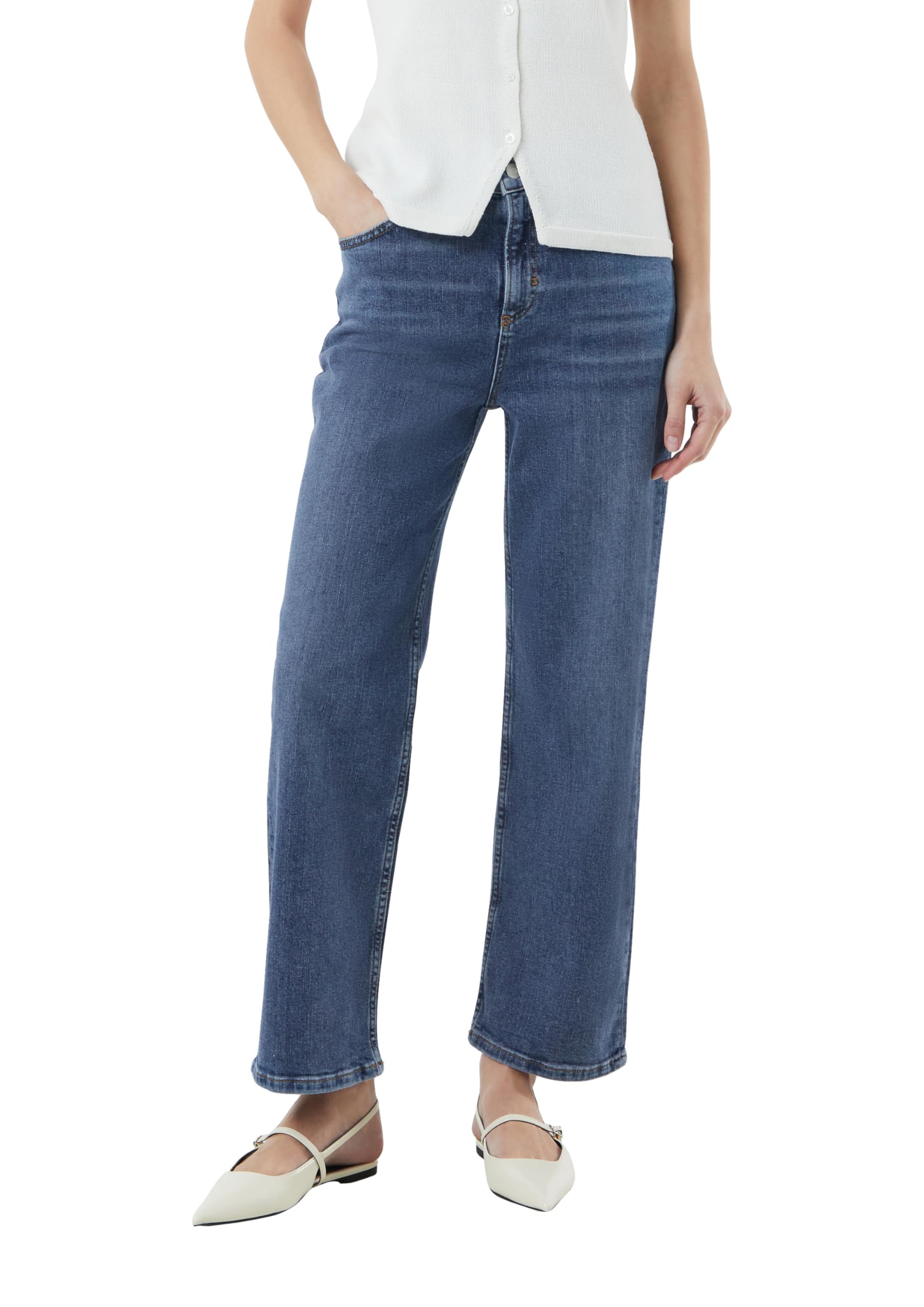 comma-ankle-jeans-straight-leg-jeanshose-gr-e-36-elastisch image 1