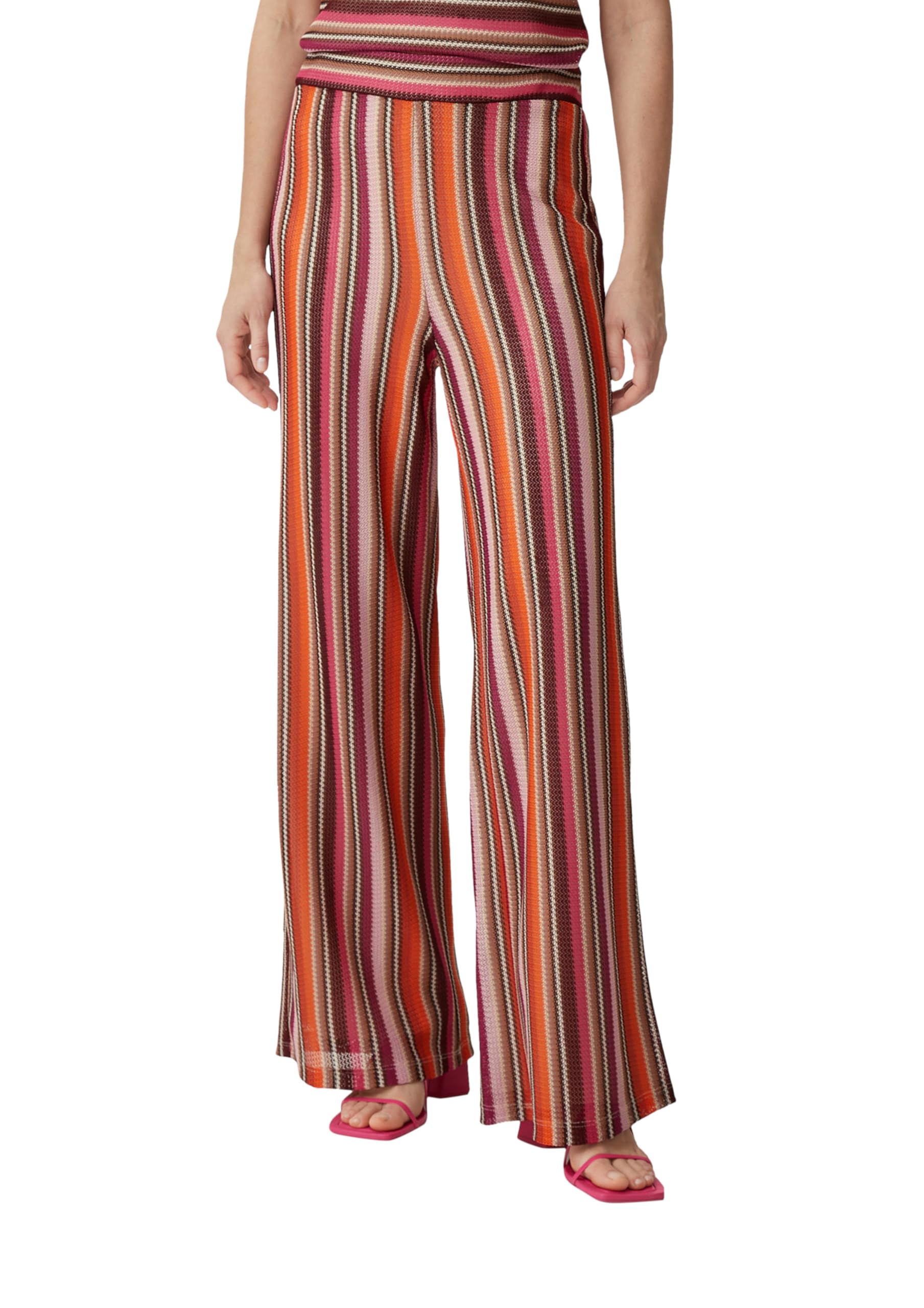 comma-2131495-hose-strickjersey-streifen-gr-36 image 1