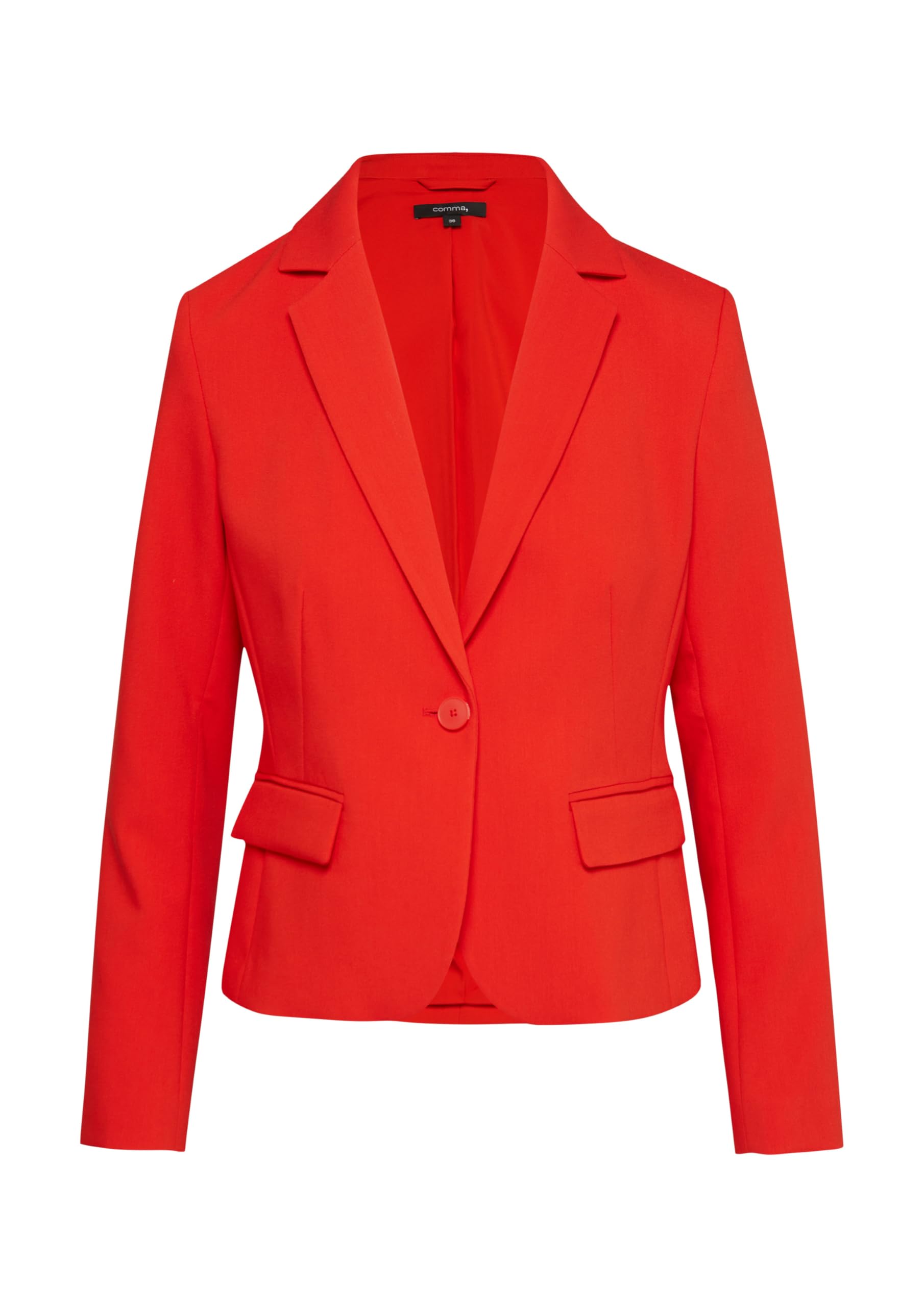 comma-taillierter-blazer-mit-pattentaschen-blazer-gr-36-business image 3