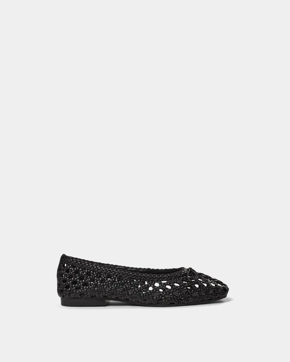 sofie-schnoor-women-petrisw-ballerina-schwarz-leder-geflochten image 1