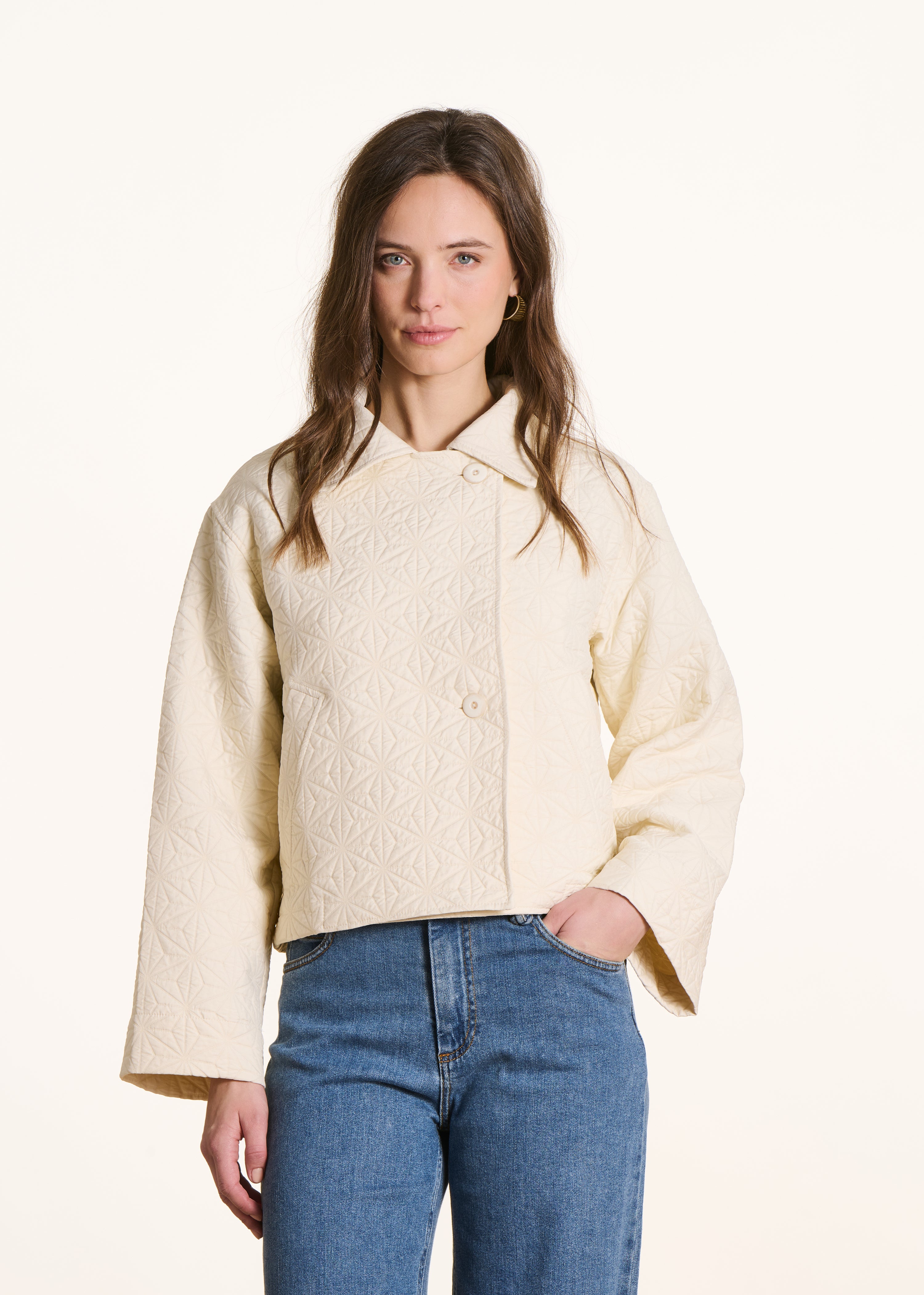 la-f-e-marabout-e-frimo-jacke-ecru-jacquard-kurz image 1