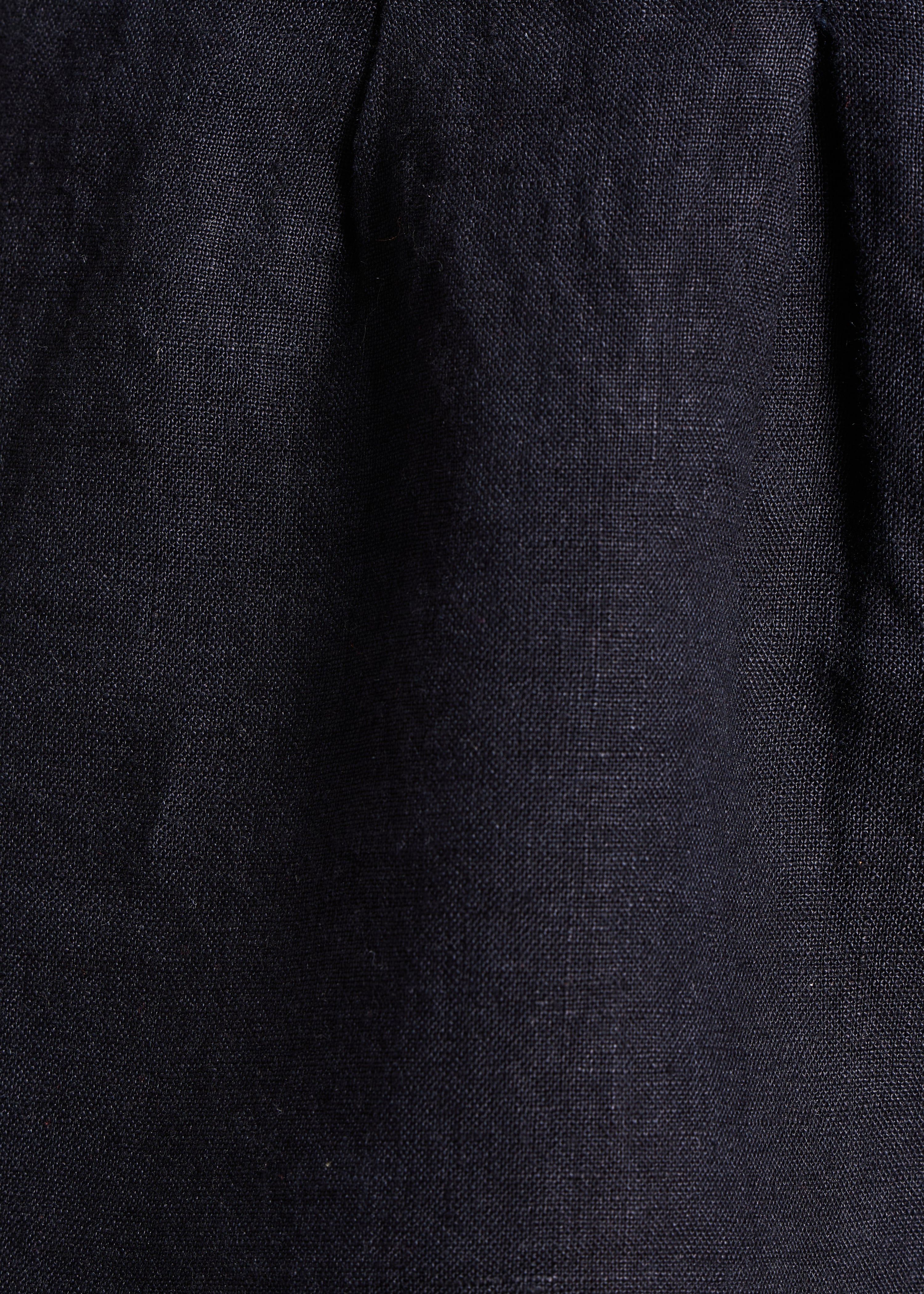 la-f-e-marabout-e-faousi-shorts-dunkelblau-leinen-high-waist image 4