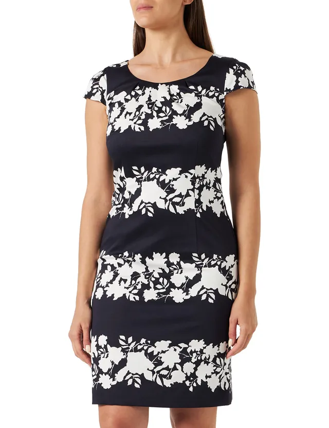 comma-2134568-kleid-blau-damenkleid-gr-36 image 1
