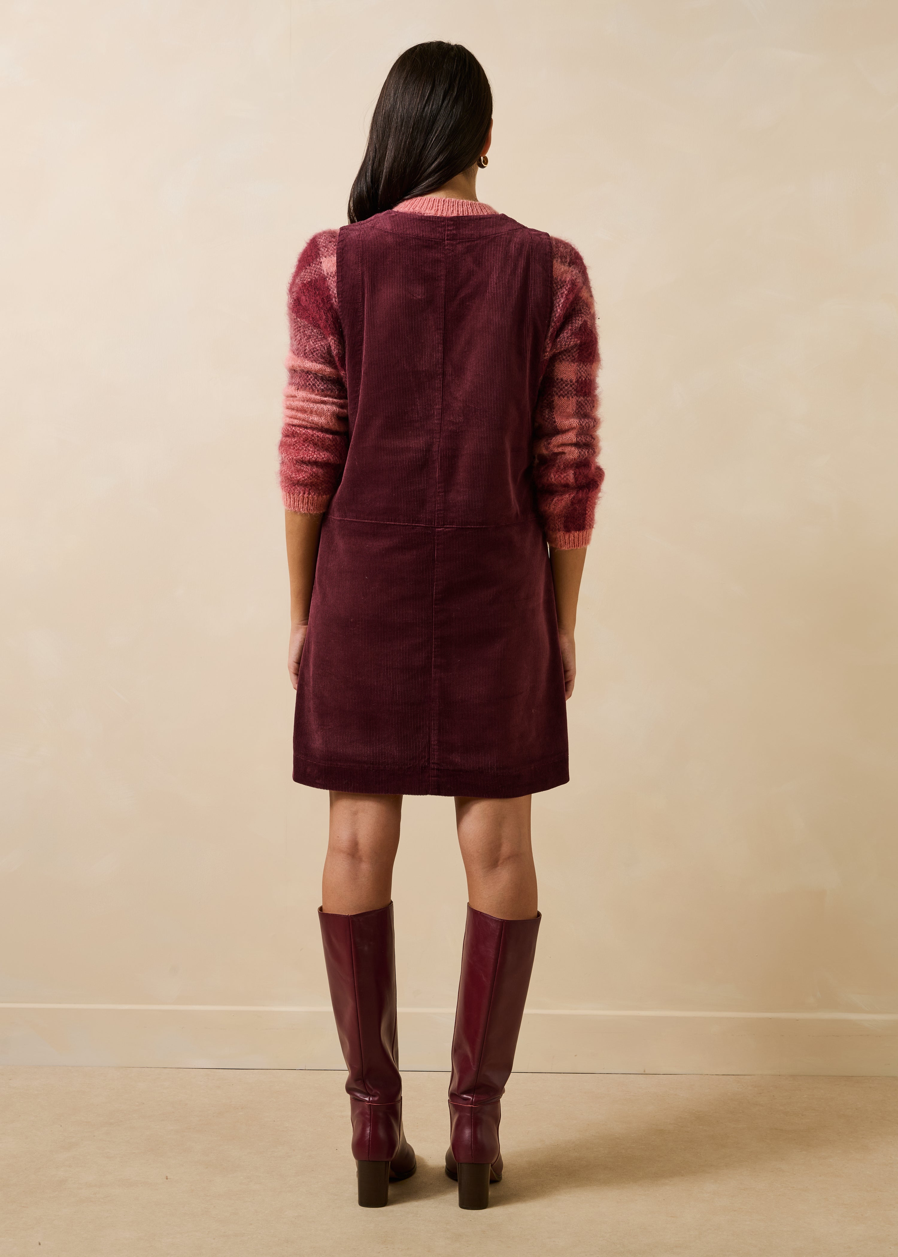 la-f-e-marabout-e-gaba-kleid-bordeaux-samt-gr-34-46 image 3